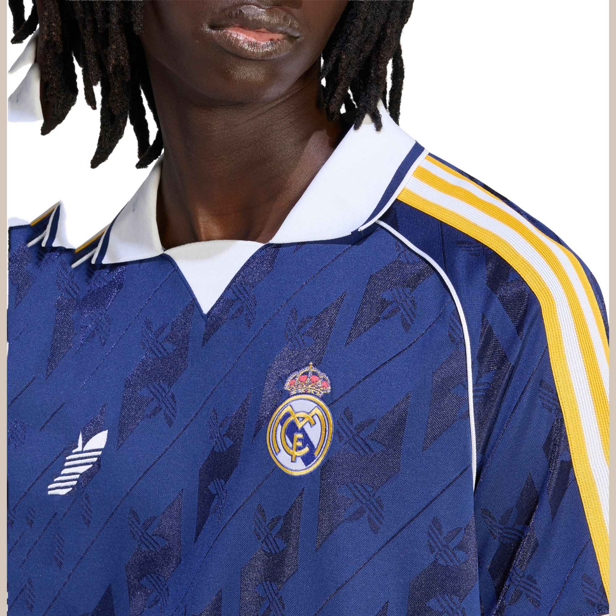 adidas Adult Real Madrid Navy International Club OG Team Logo Jersey product image