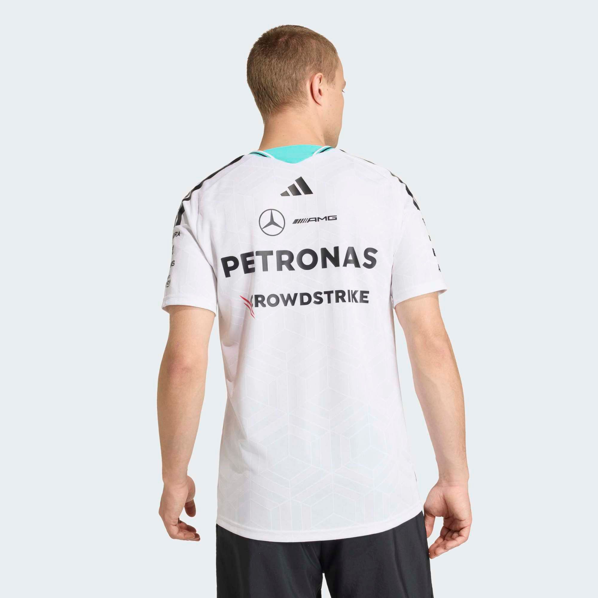 Mitchell & Ness Men's F1 Mercedes Authentic Driver Black Jersey product image