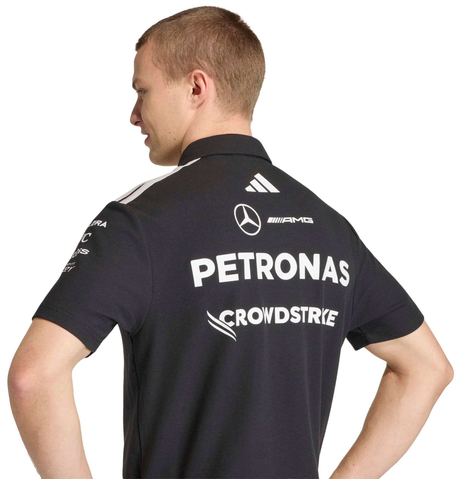 Mitchell & Ness Men's Algeria Black Team Polo product image