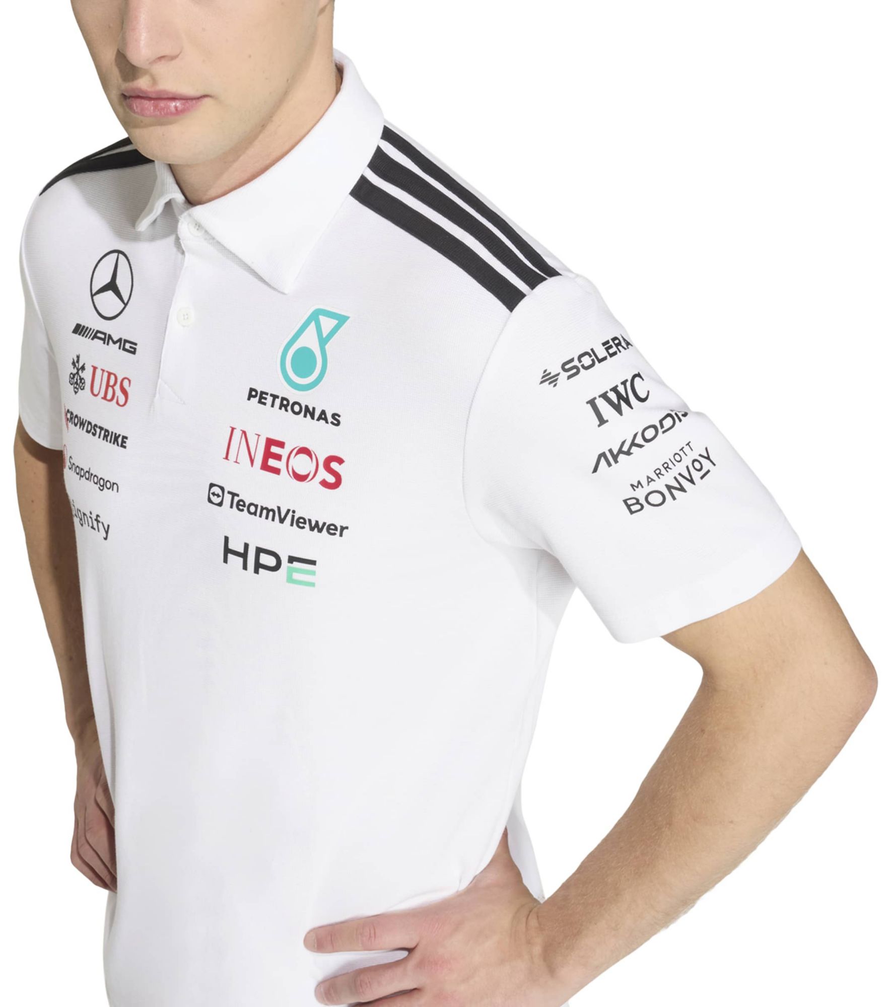 Mitchell & Ness Men's Algeria White Team Polo product image