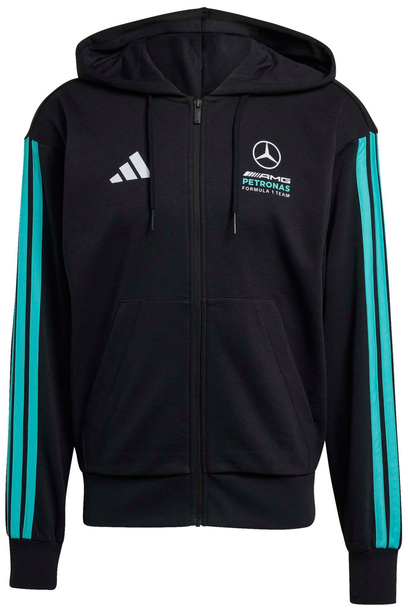 Mitchell & Ness Men's Algeria Black Full-Zip Hoodie product image