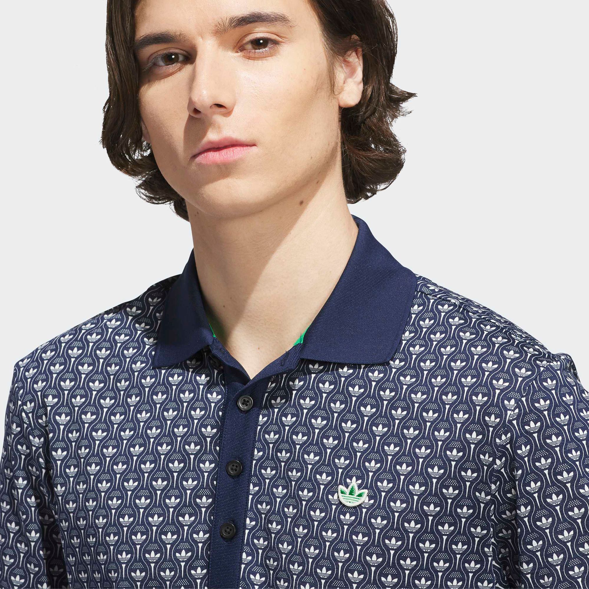 adidas Originals Men's All-Over Trefoil Golf Polo product image