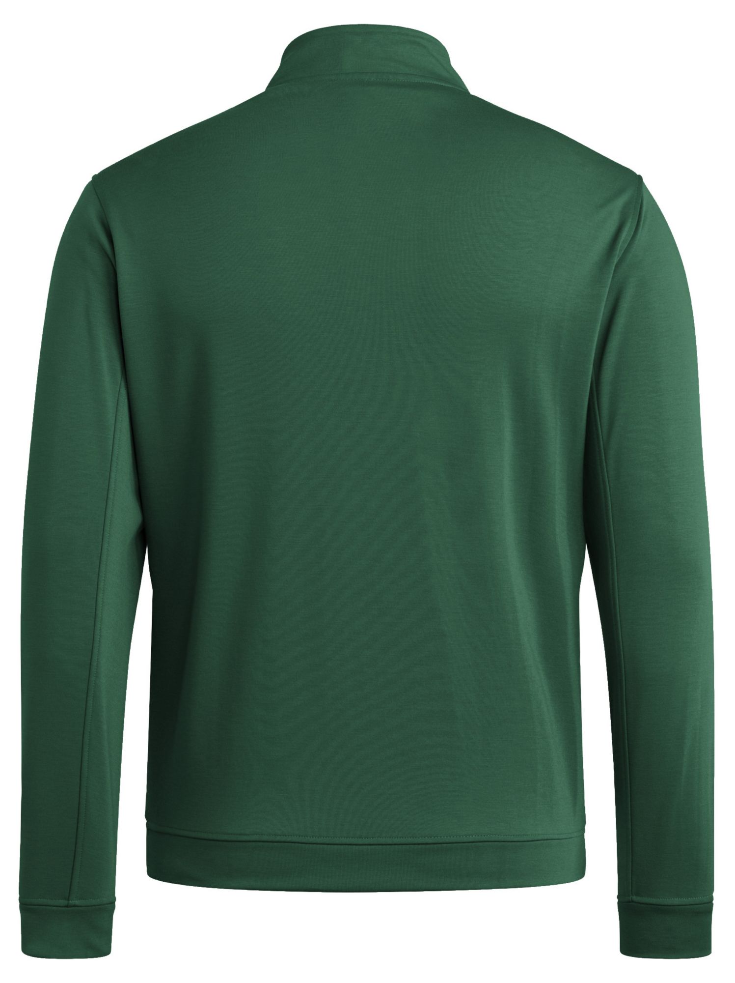 adidas Men's Miami Hurricanes Dark Green Elevated 1/4 Zip Pullover product image