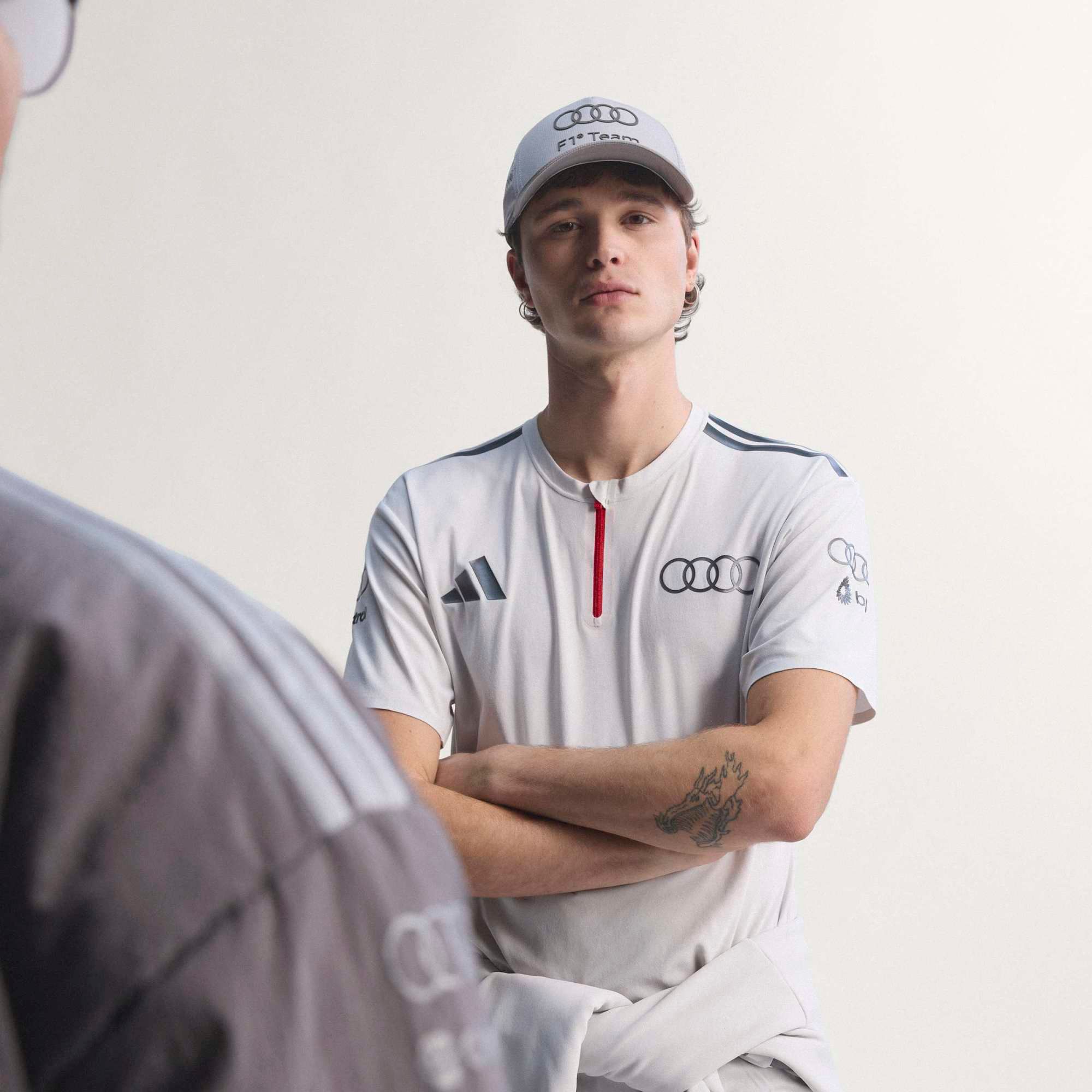 Mitchell & Ness Men's Algeria Gray Team Polo product image