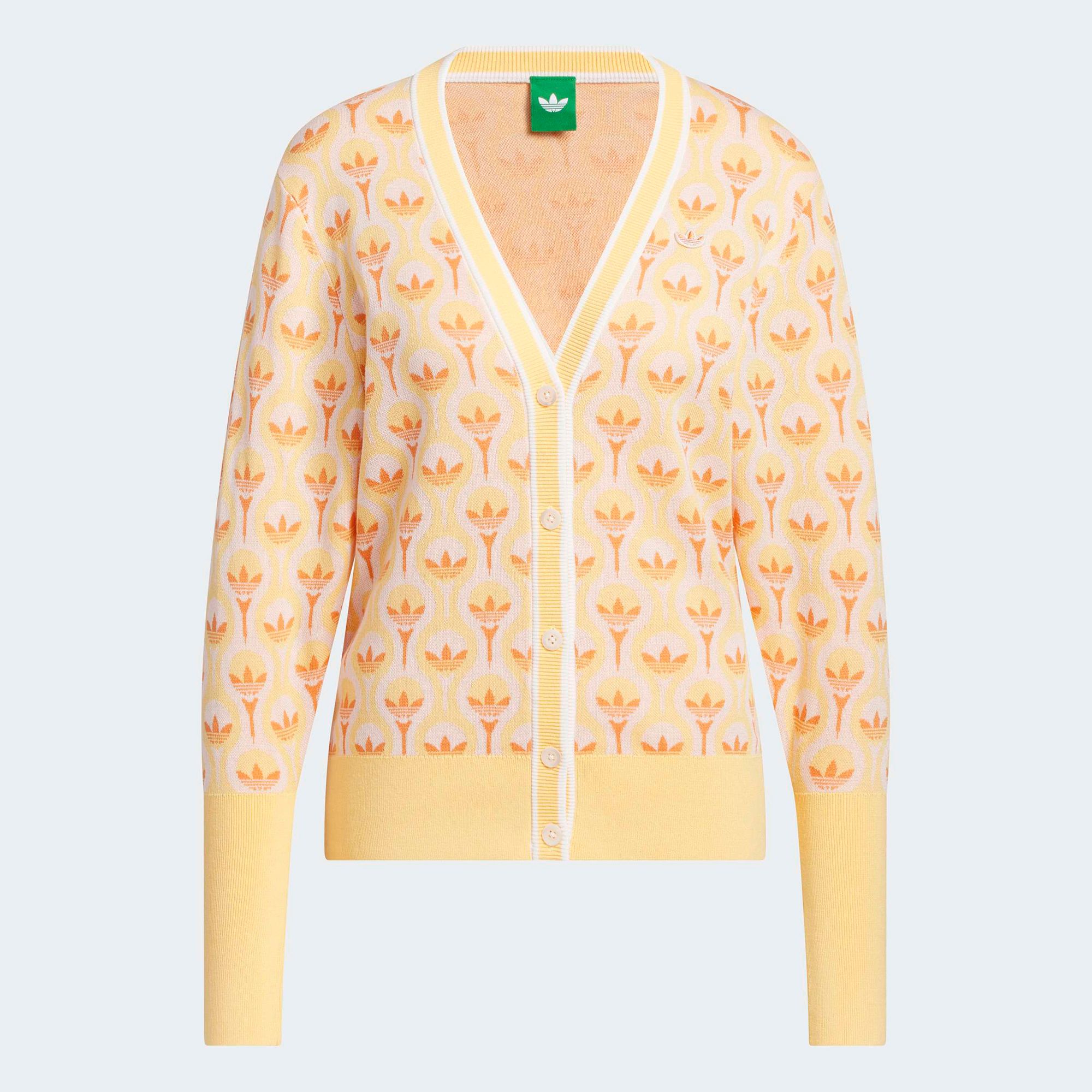 adidas Originals Women's All-Over Cardigan Golf Sweater product image