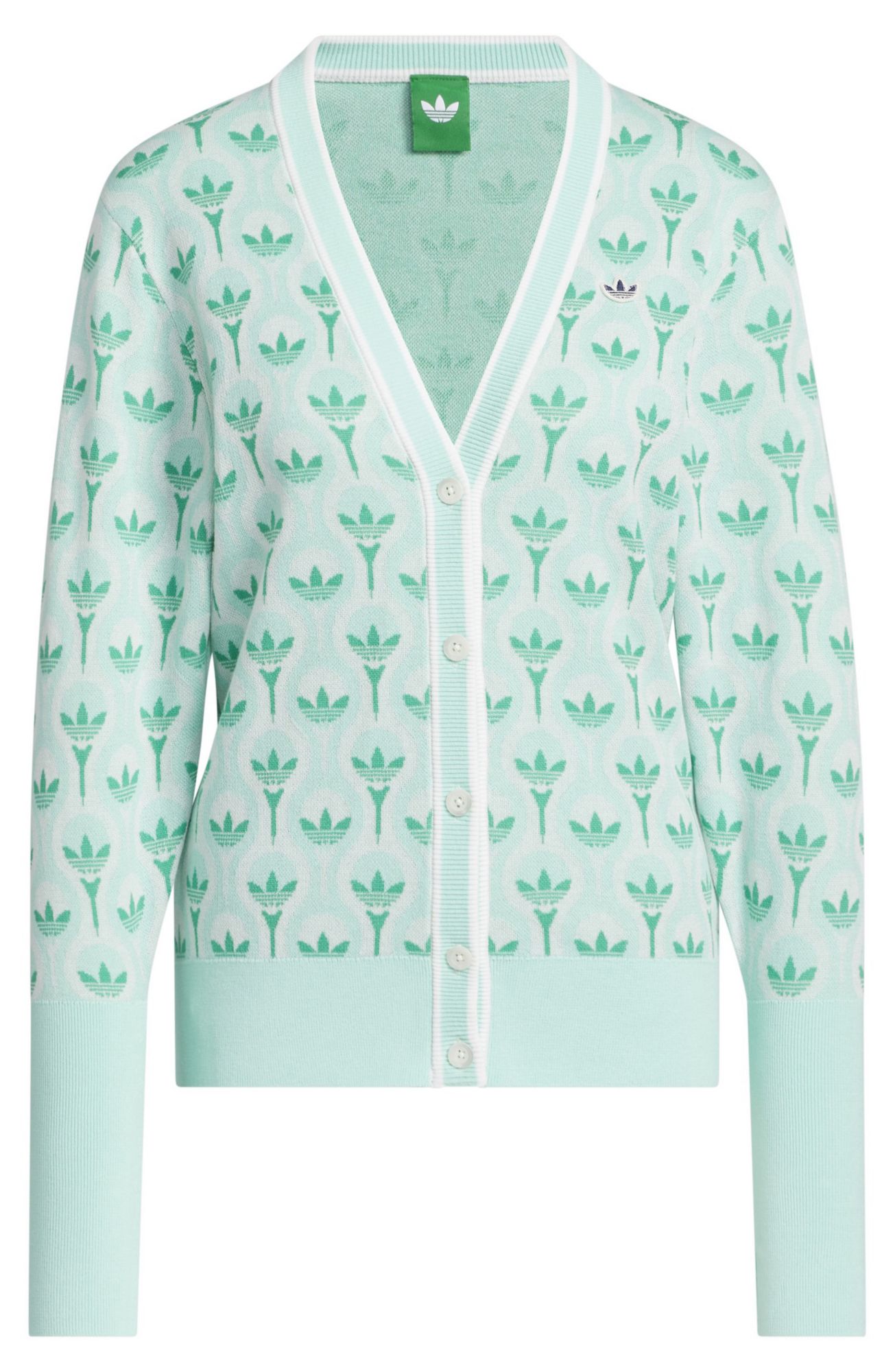 adidas Originals Women's All-Over Cardigan Golf Sweater product image