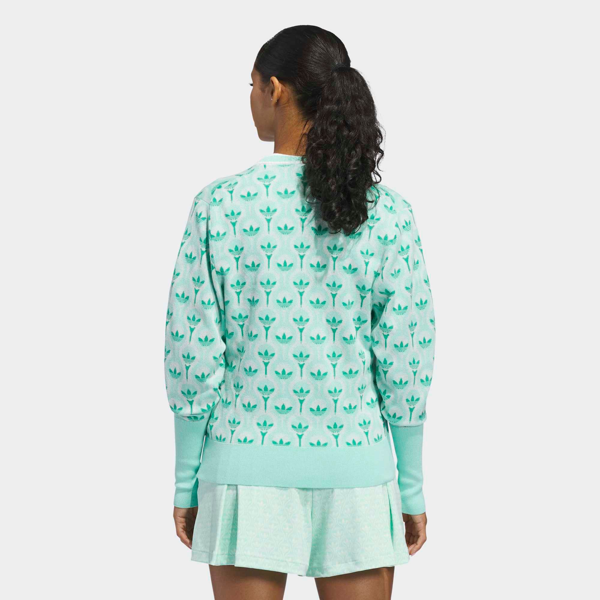 adidas Originals Women's All-Over Cardigan Golf Sweater product image