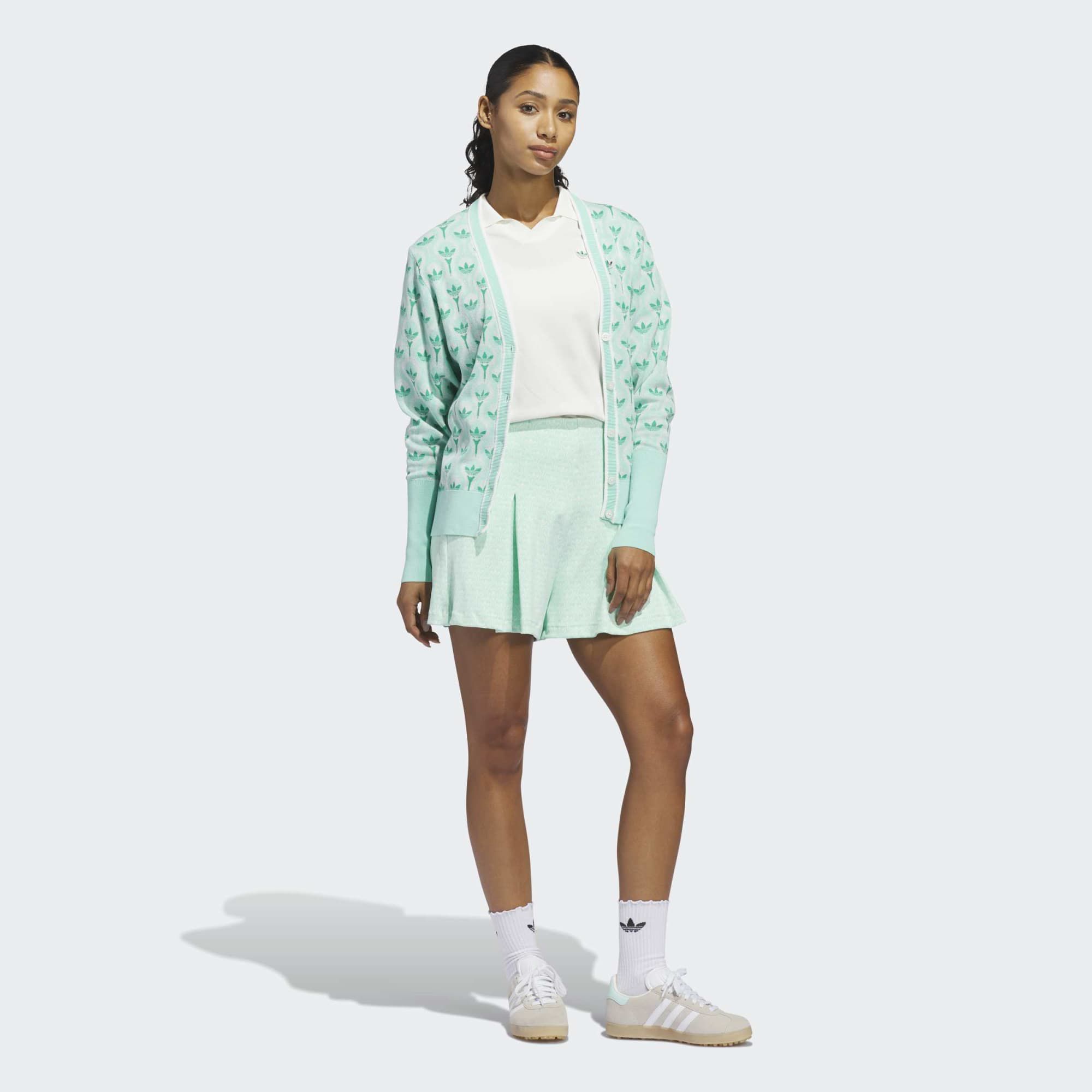 adidas Originals Women's All-Over Cardigan Golf Sweater product image