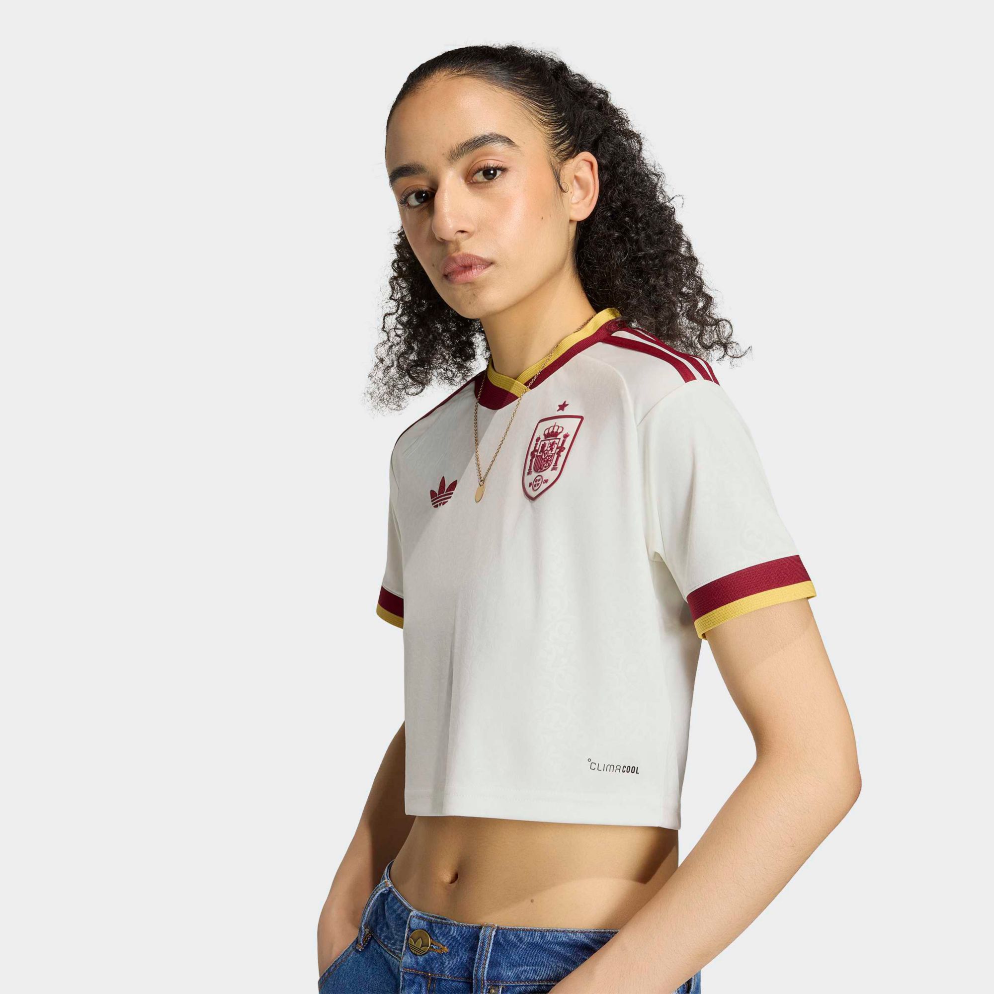 adidas Women's Spain 2026 Away Crop Top Replica Jersey product image