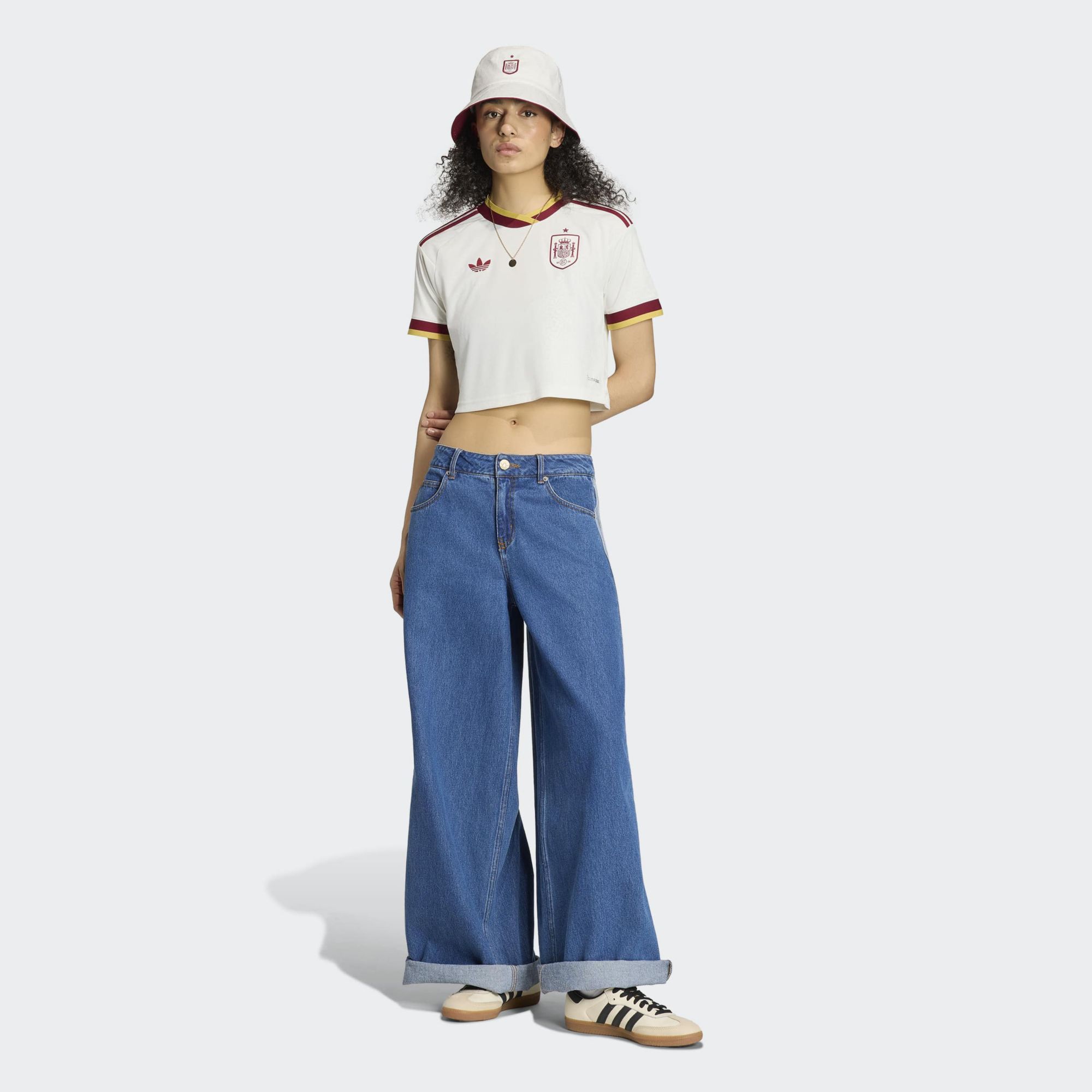 adidas Women's Spain 2026 Away Crop Top Replica Jersey product image