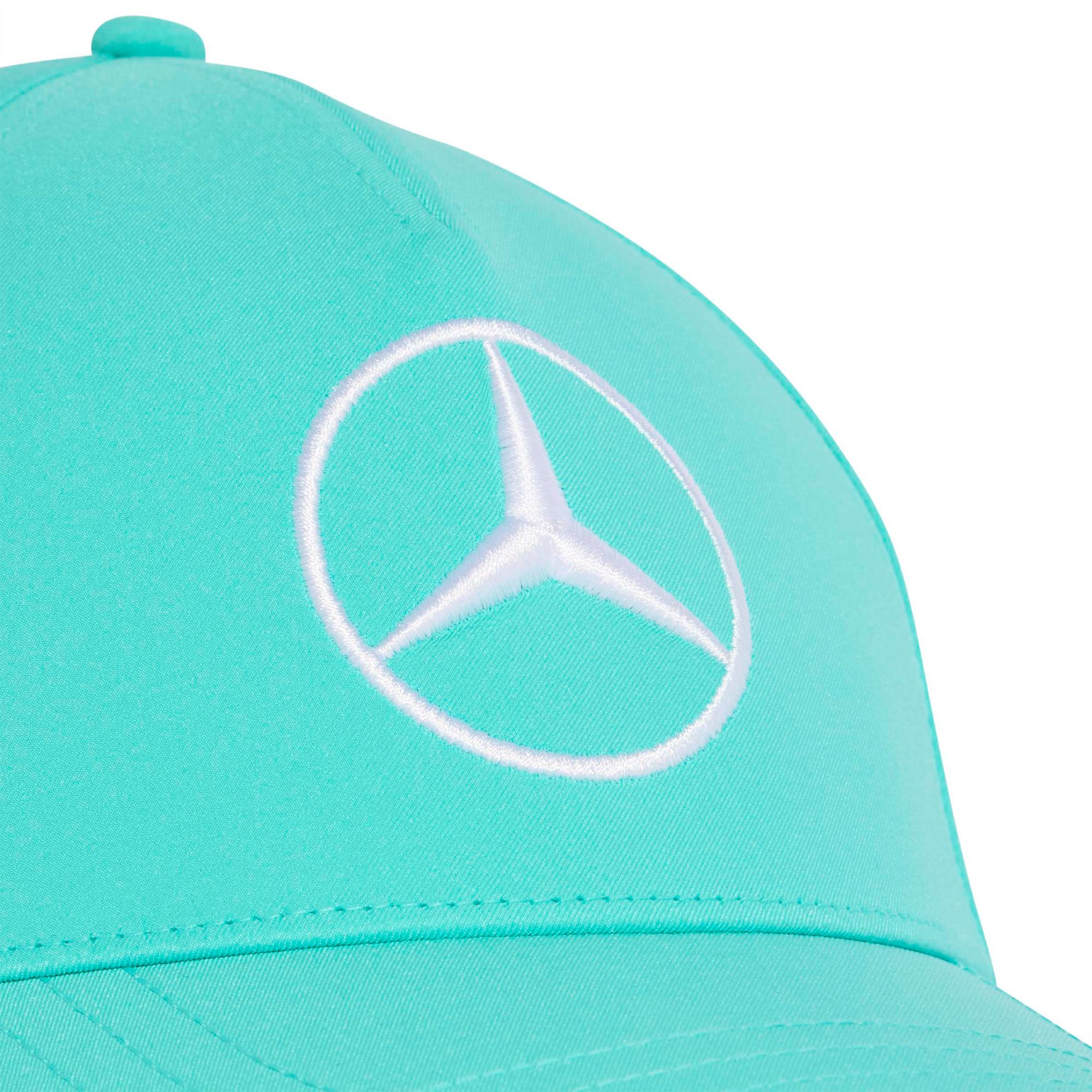 adidas Men's F1 Mercedes Teal Adjustable Dad Hat product image