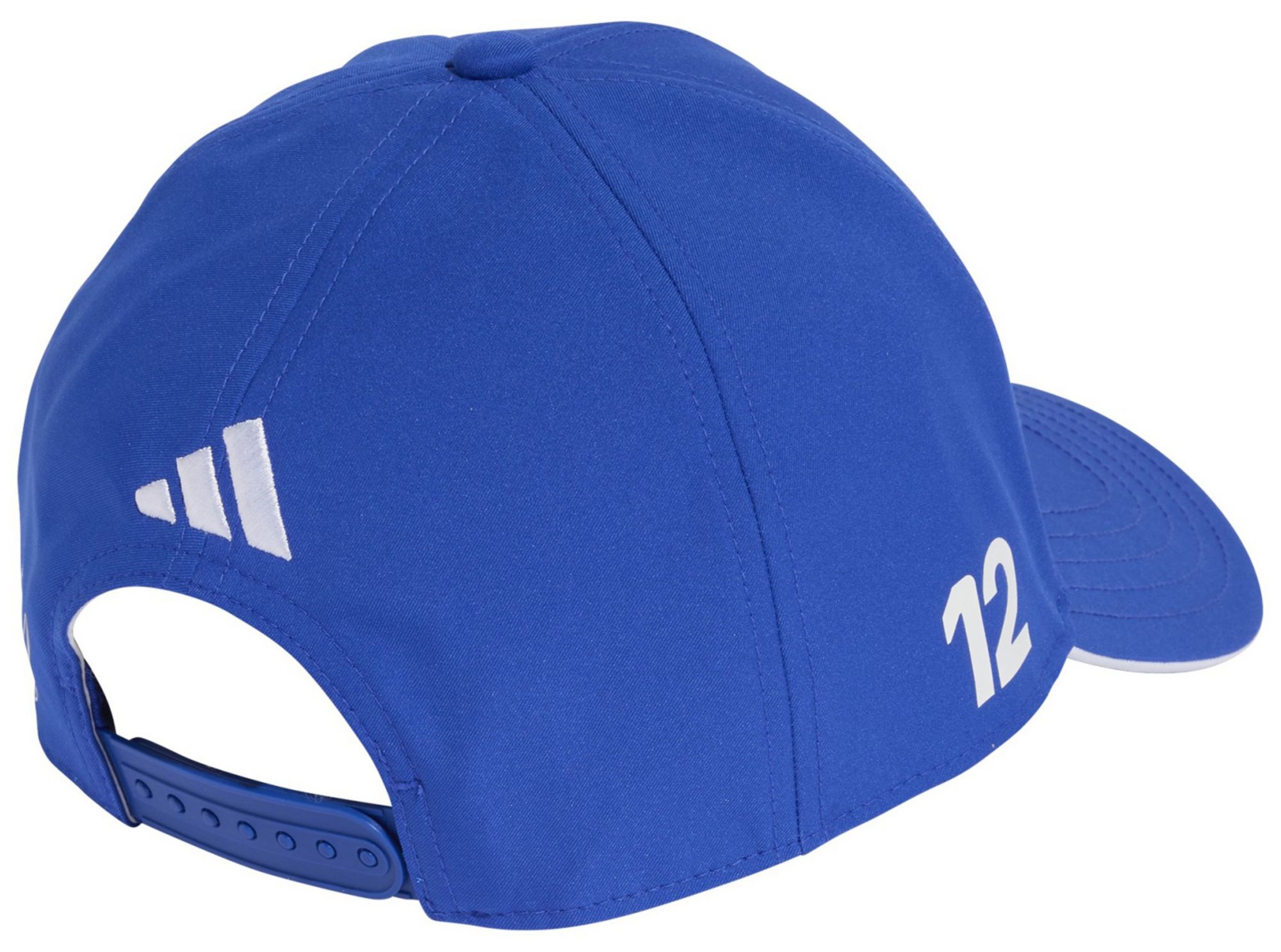 adidas Men's F1 Mercedes Kimi Antonelli #12 Blue Adjustable Dad Hat product image