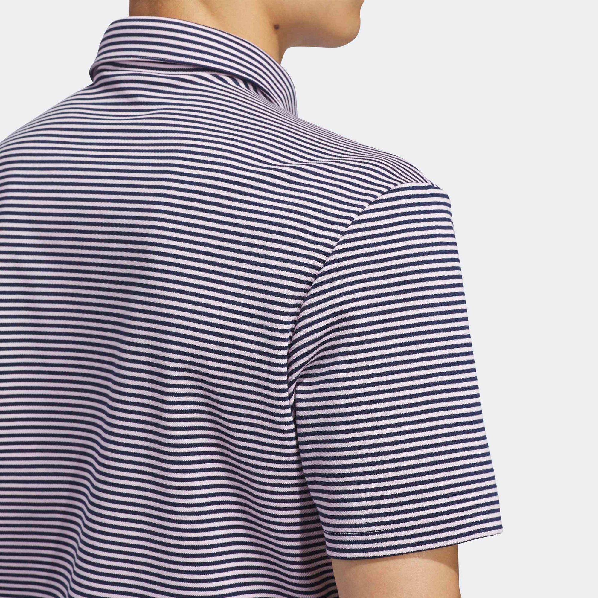 adidas Originals Mens Short sleeve Striped Pique Golf Polo product image