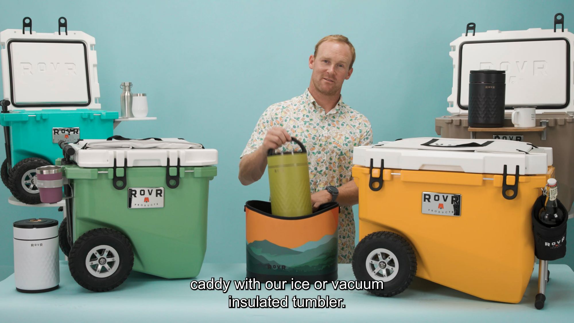 RovR KeepR Cooler Caddy and IceR Ice Bucket product