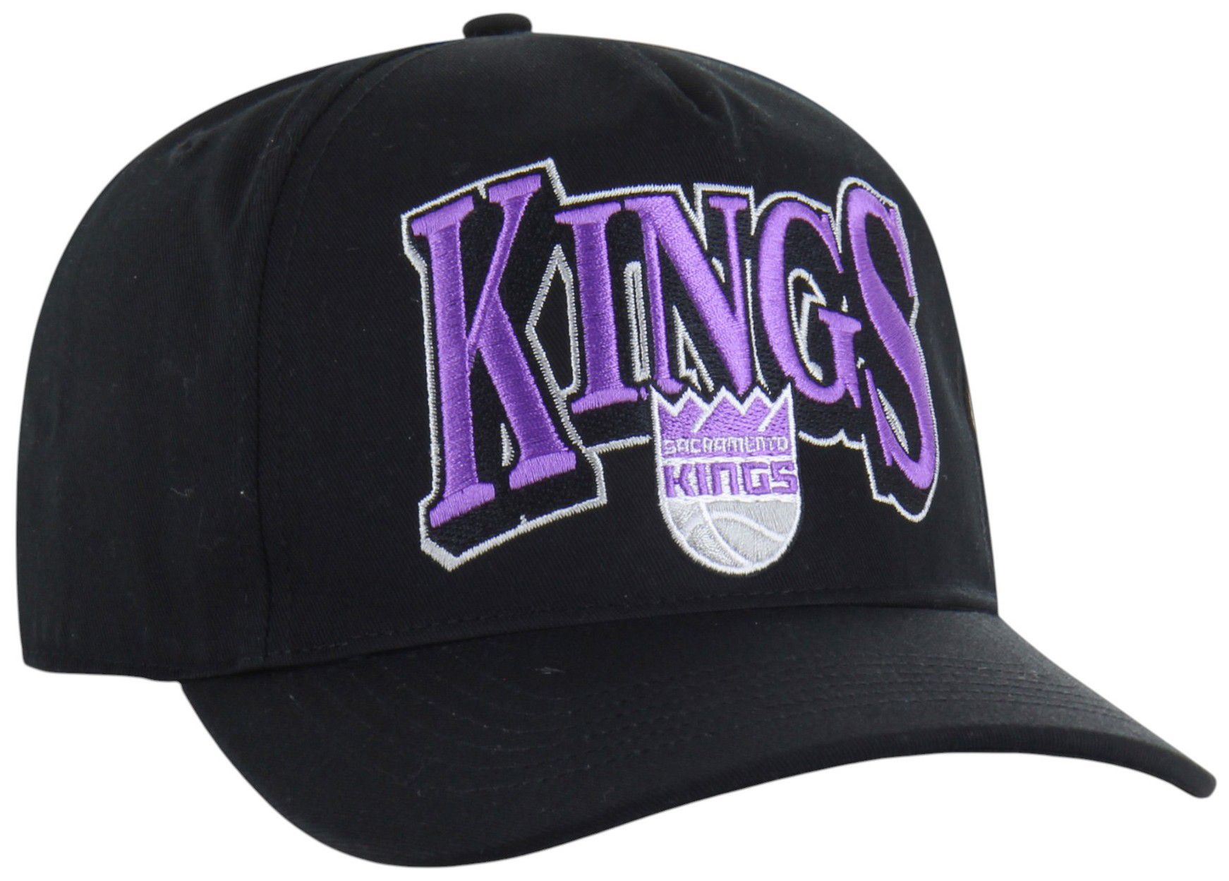 '47 Adult Sacramento Kings Black Everytime Hitch Adjustable Hat product image