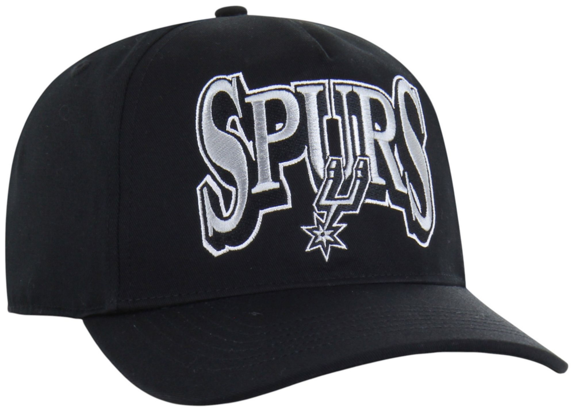 '47 Adult San Antonio Spurs Black Everytime Hitch Adjustable Hat product image