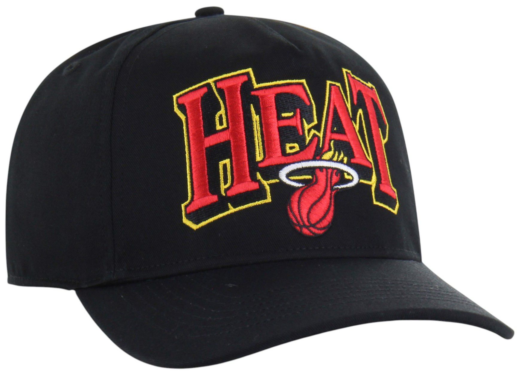 '47 Adult Miami Heat Black Everytime Hitch Adjustable Hat product image
