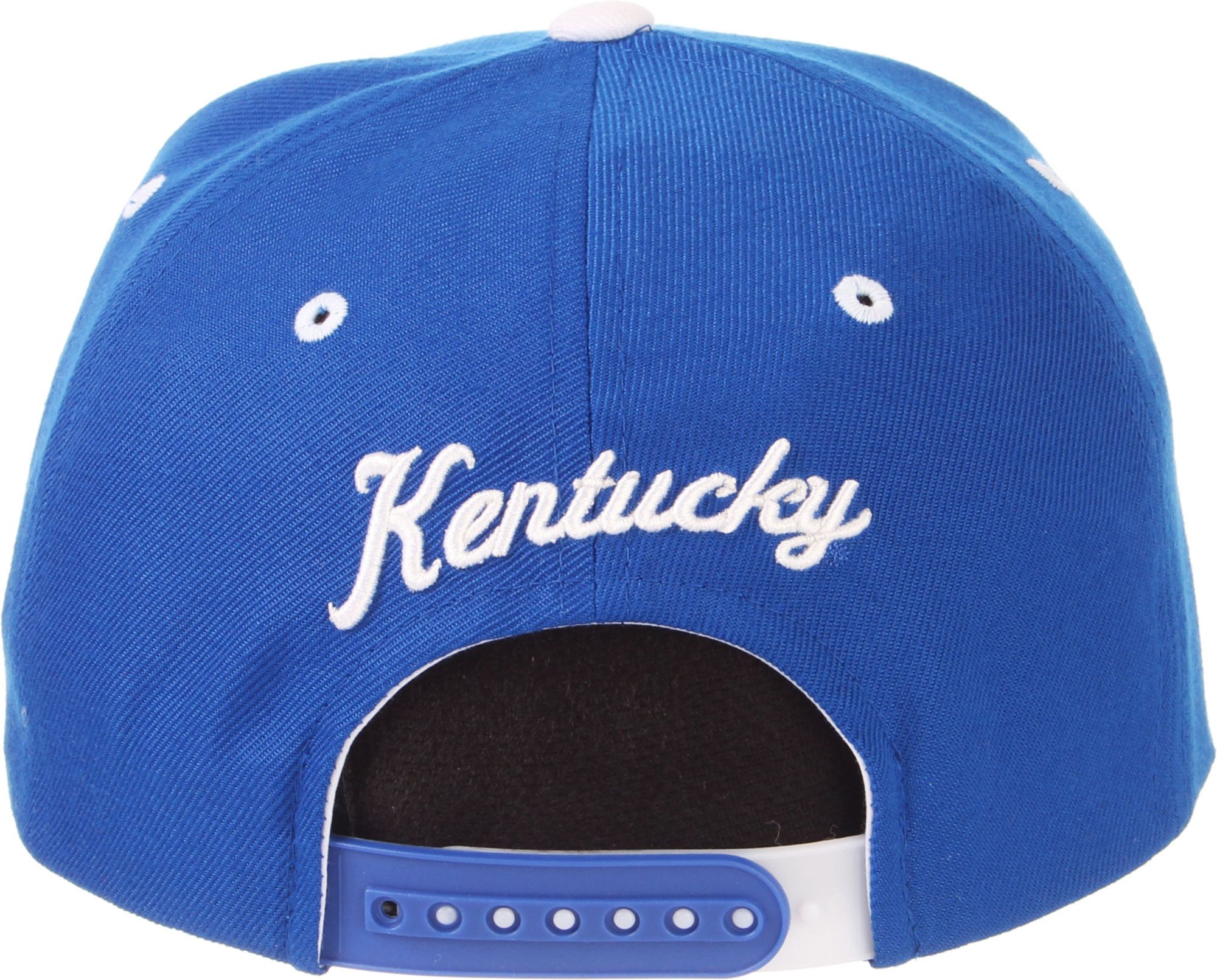 Zephyr Adult Kentucky Wildcats Blue Script Adjustable Snapback Hat product image