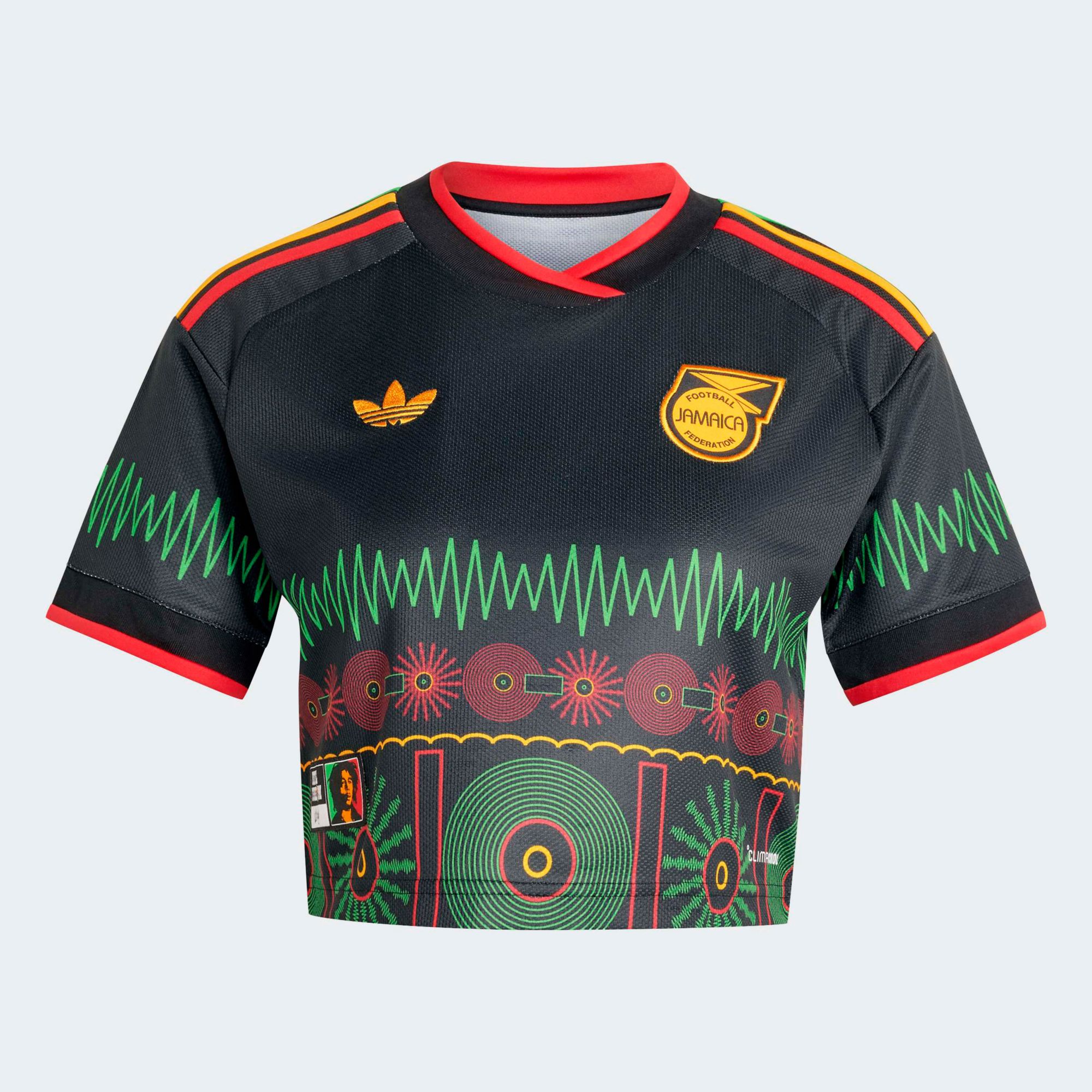 adidas Women's Jamaica 2026 Away Crop Top Replica Jersey product image