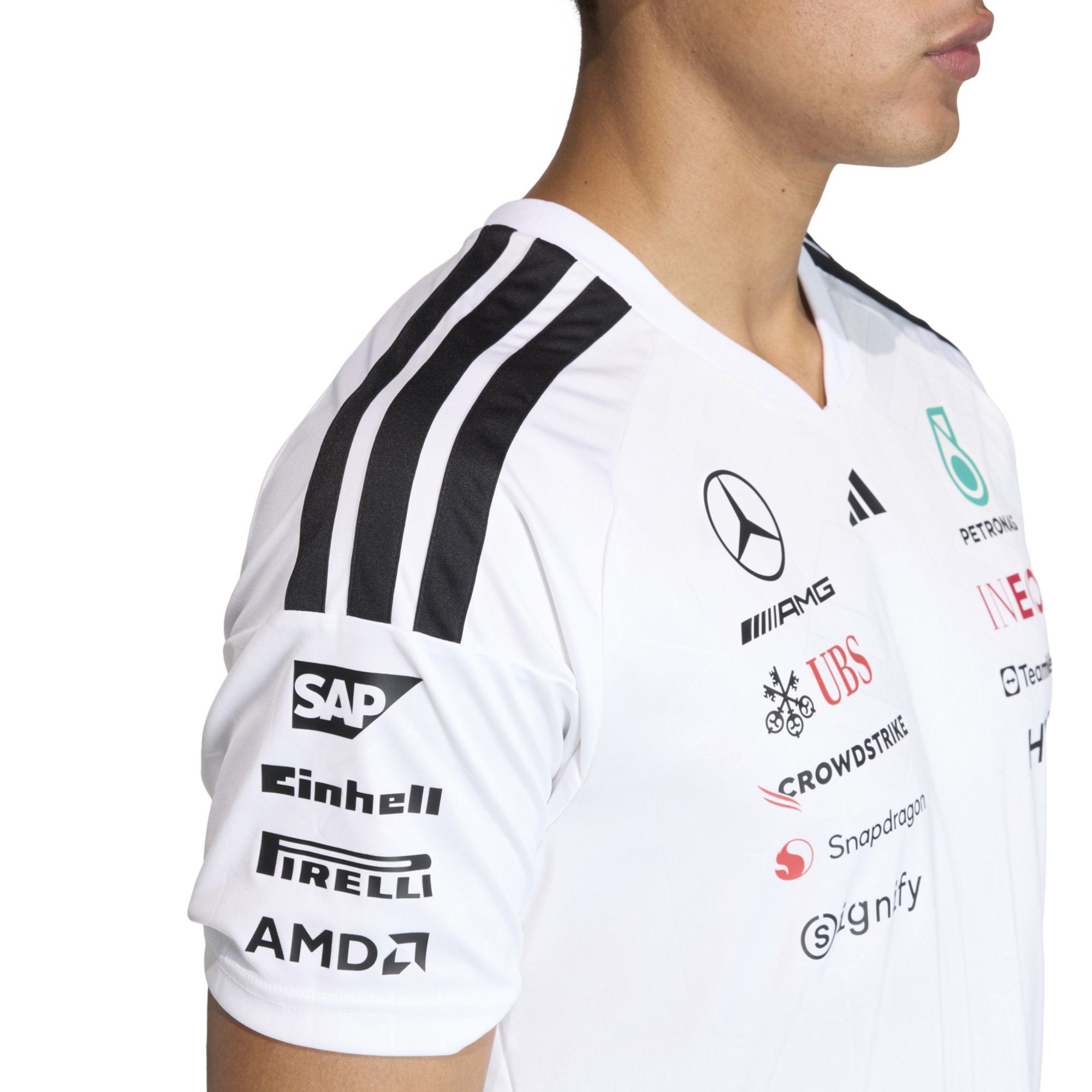 Mitchell & Ness Men's F1 Mercedes Replica Driver Black Jersey product image