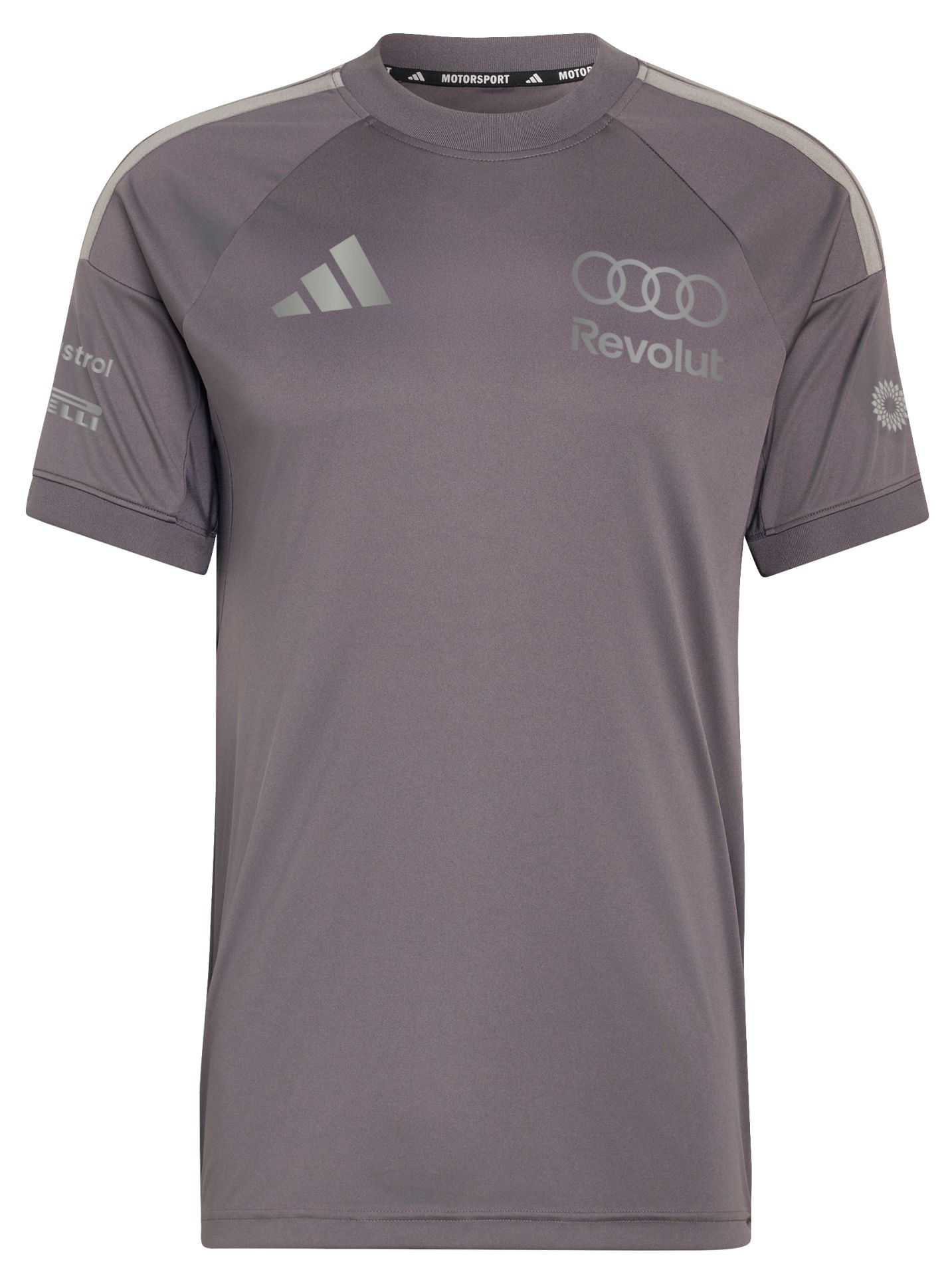 adidas Men's F1 Audi Replica Driver Grey Jersey product image