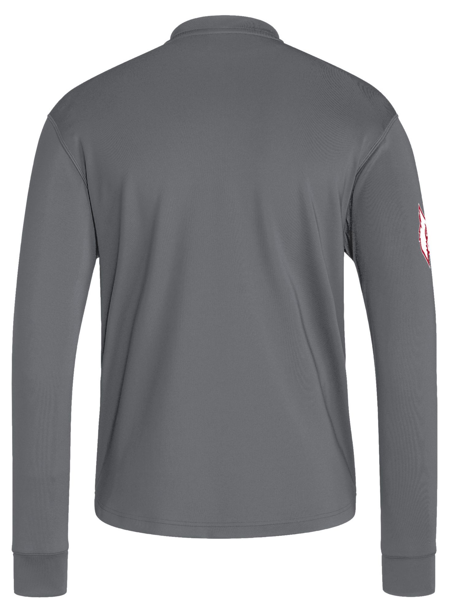 adidas Men's Louisville Cardinals Dark Gray Dugout Crewneck Sweatshirt product image
