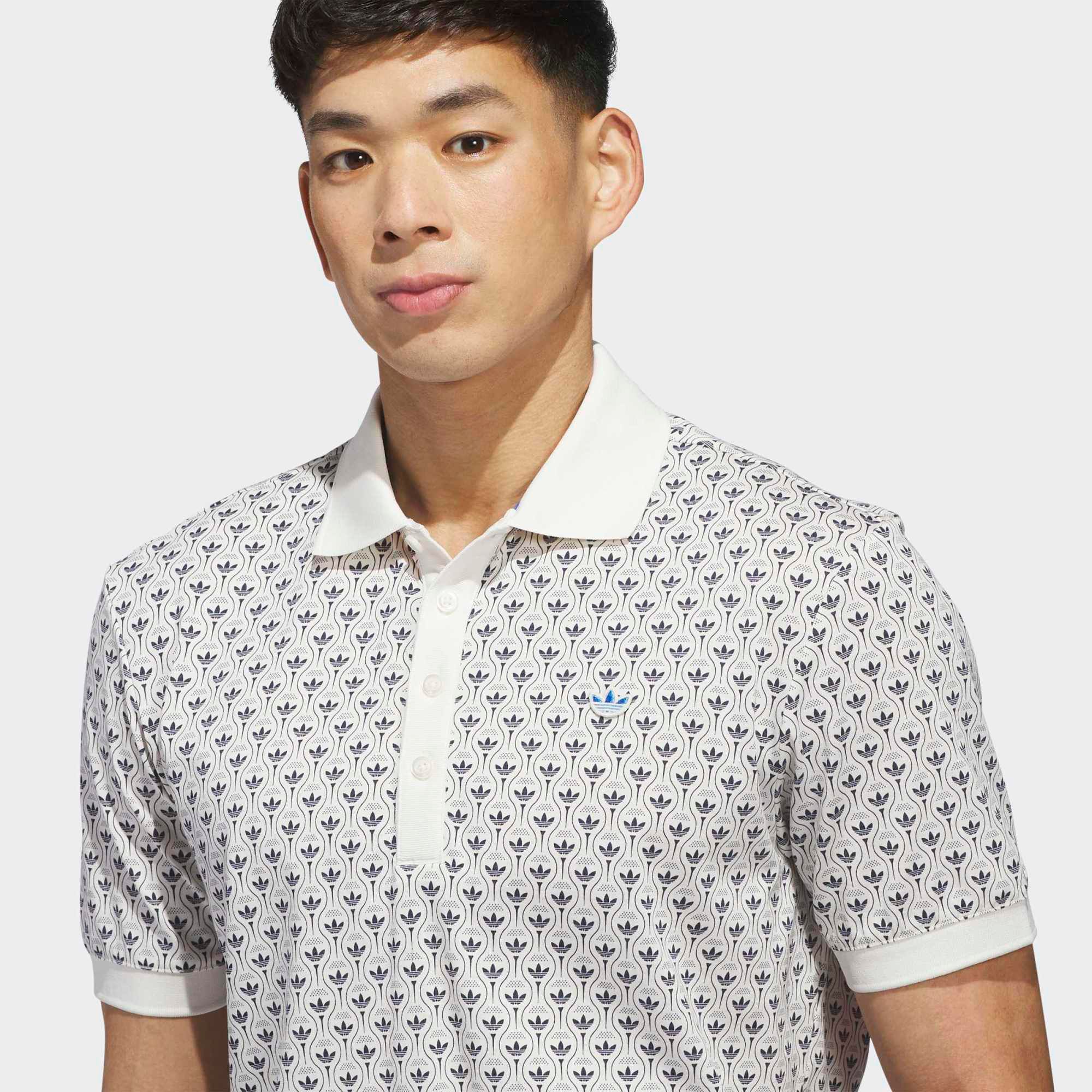 adidas Originals Men's All-Over Trefoil Golf Polo product image