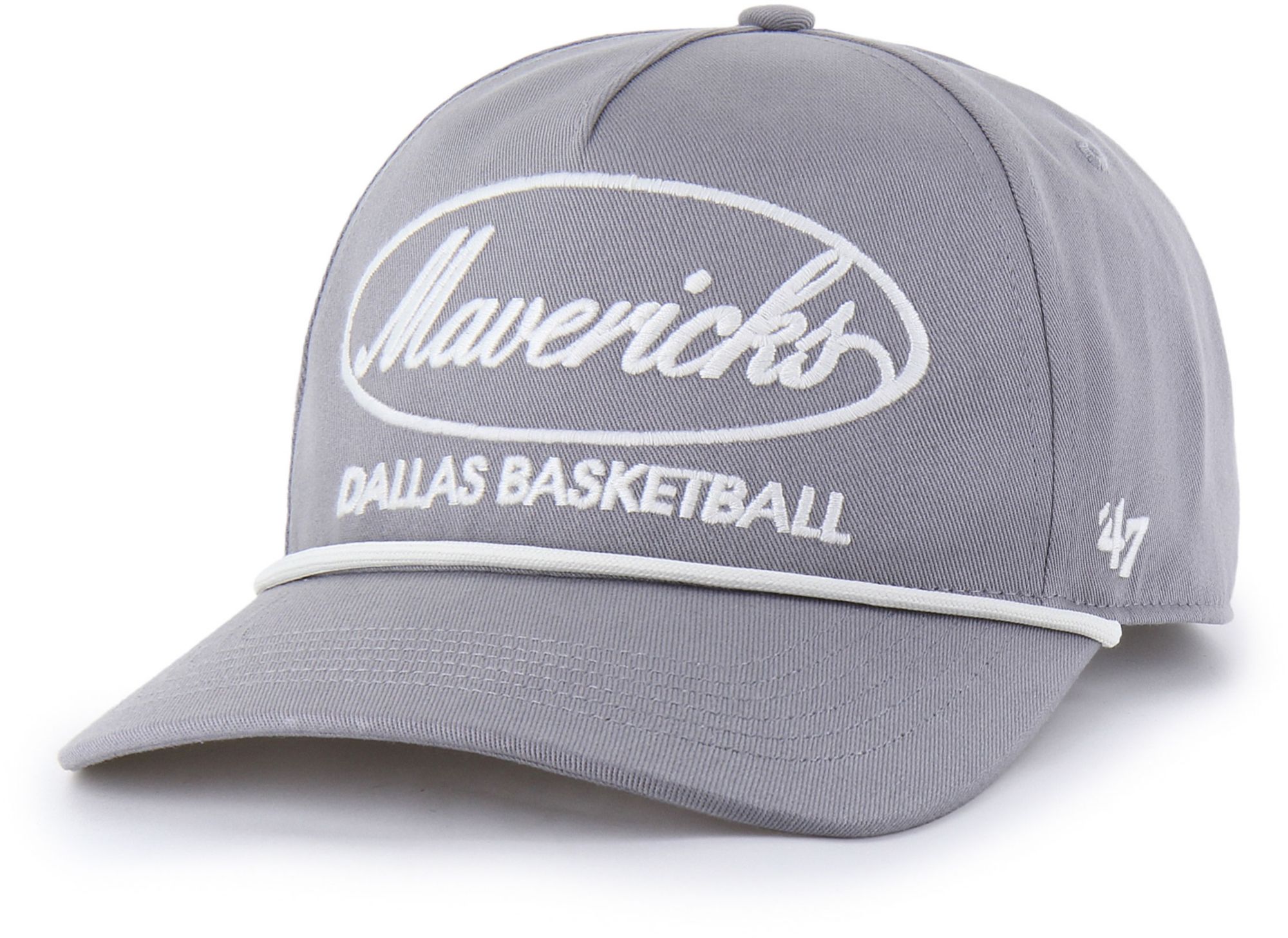 '47 Adult Dallas Mavericks Grey Contemporary Basics Foundation Hitch Adjustable Hat product image