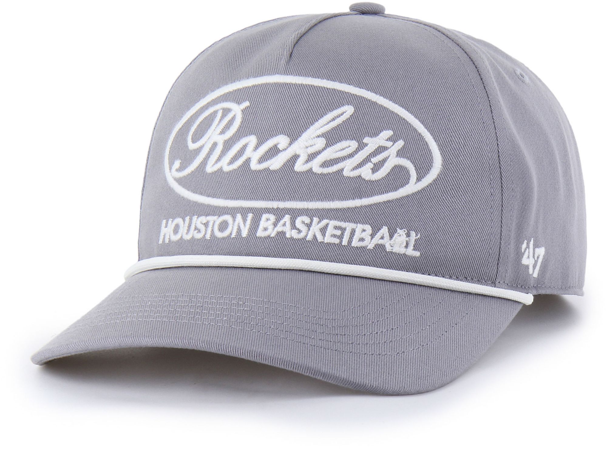 '47 Adult Houston Rockets Grey Contemporary Basics Foundational Hitch Adjustable Hat product image