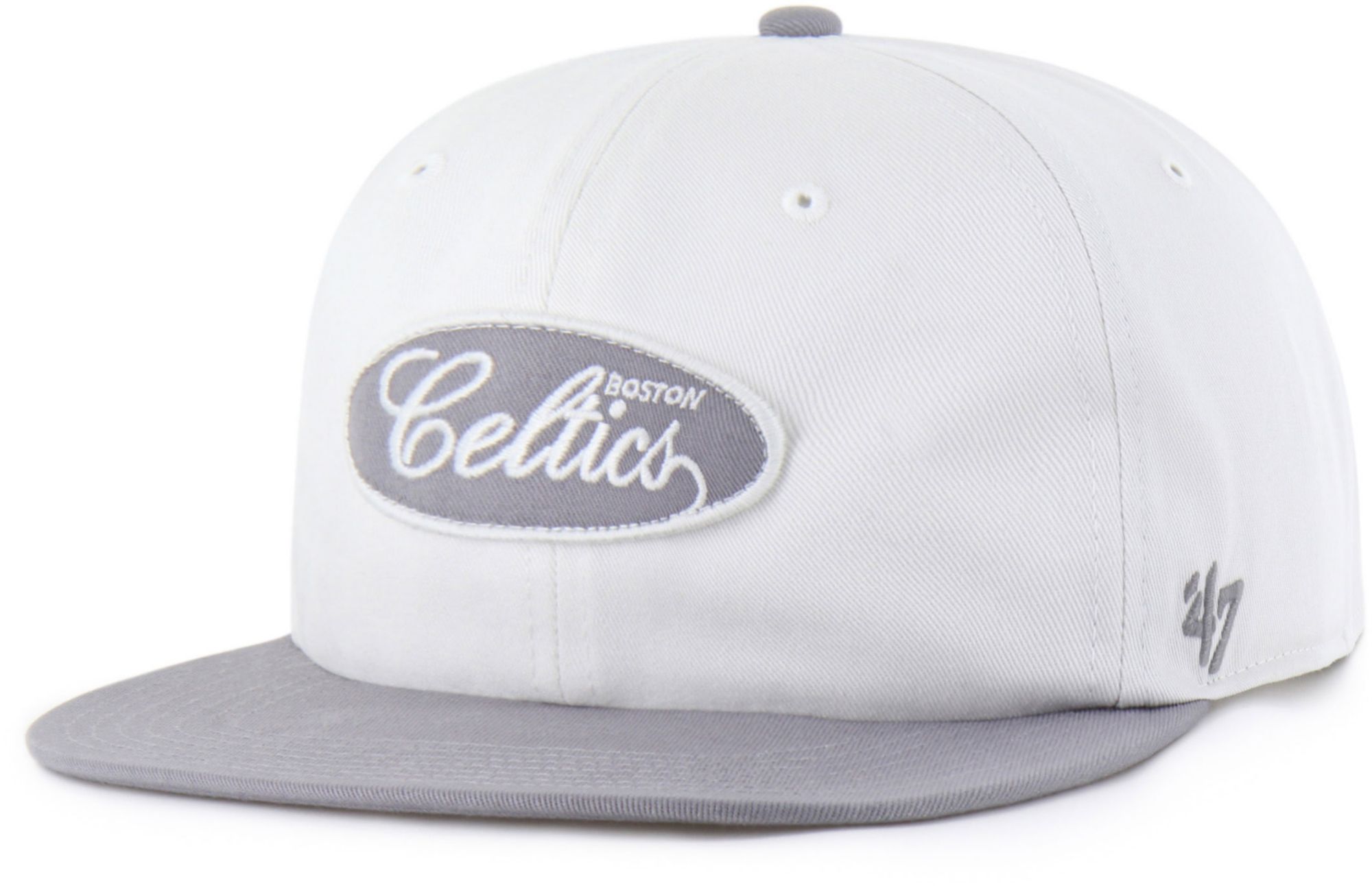 '47 Adult Boston Celtics Off White Contemporary Basics Foundational Captain Adjustable Hat product image