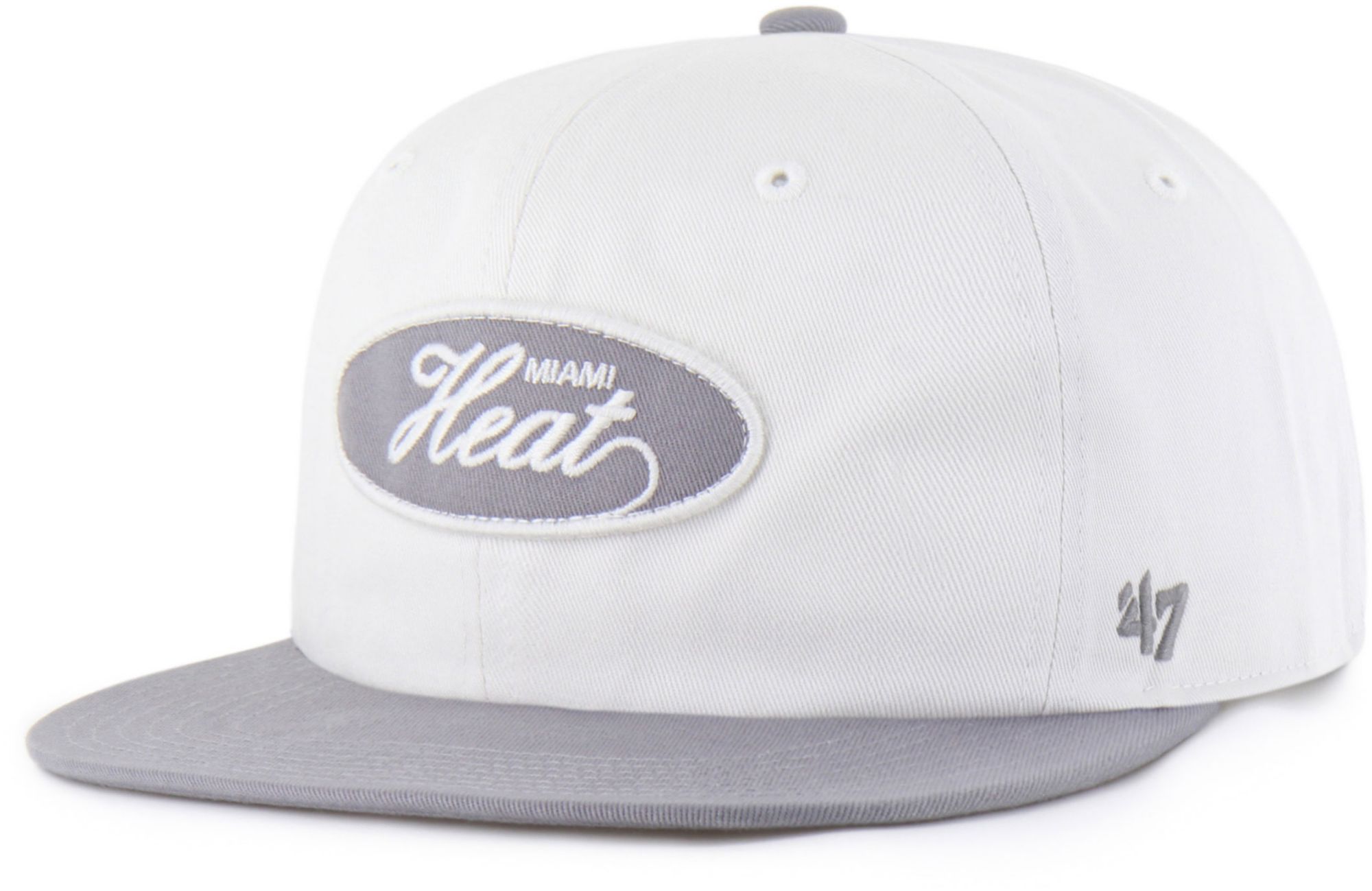'47 Adult Miami Heat Off White Contemporary Basics Foundational Captain Adjustable Hat product image