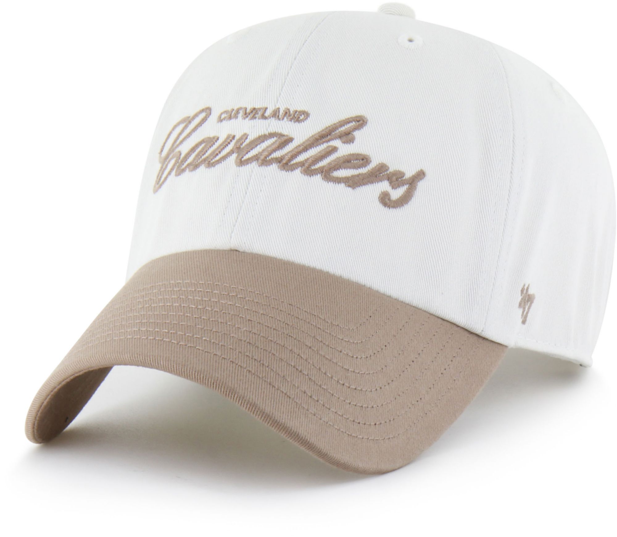 '47 Adult Cleveland Cavaliers Off White Contemporary Basics Foundational Clean Up Adjustable Hat product image