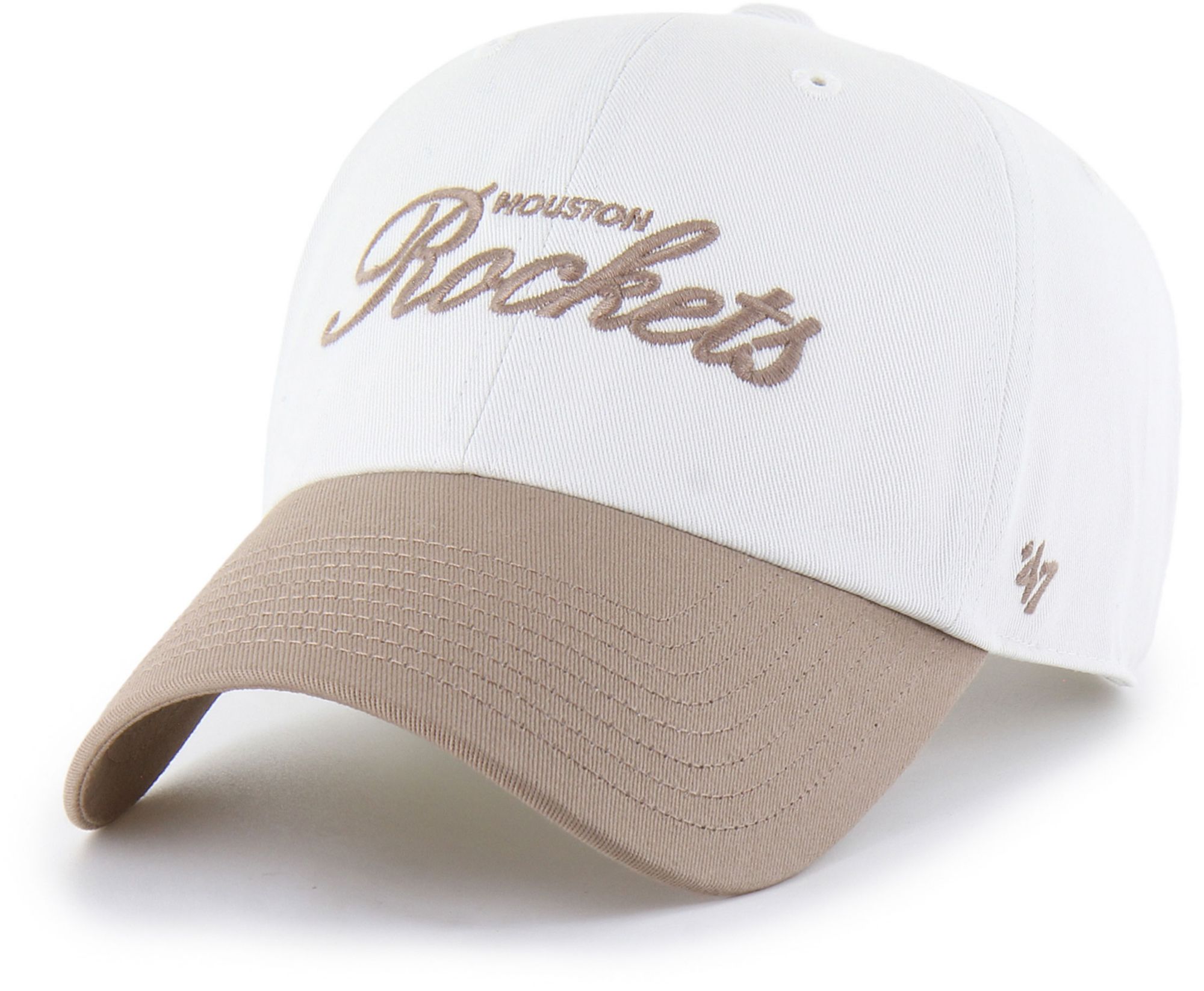 '47 Adult Houston Rockets Off White Contemporary Basics Foundational Clean Up Adjustable Hat product image