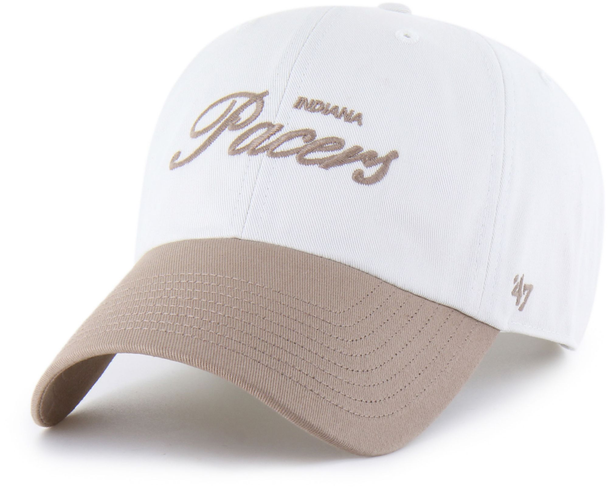 '47 Adult Indiana Pacers Off White Contemporary Basics Foundational Clean Up Adjustable Hat product image