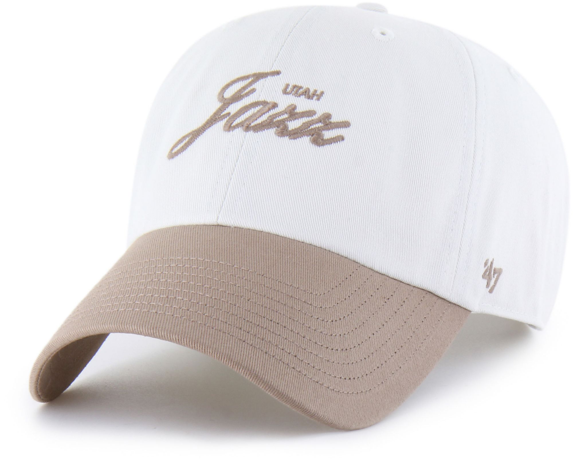 '47 Adult Utah Jazz Off White Contemporary Basics Foundational Clean Up Adjustable Hat product image
