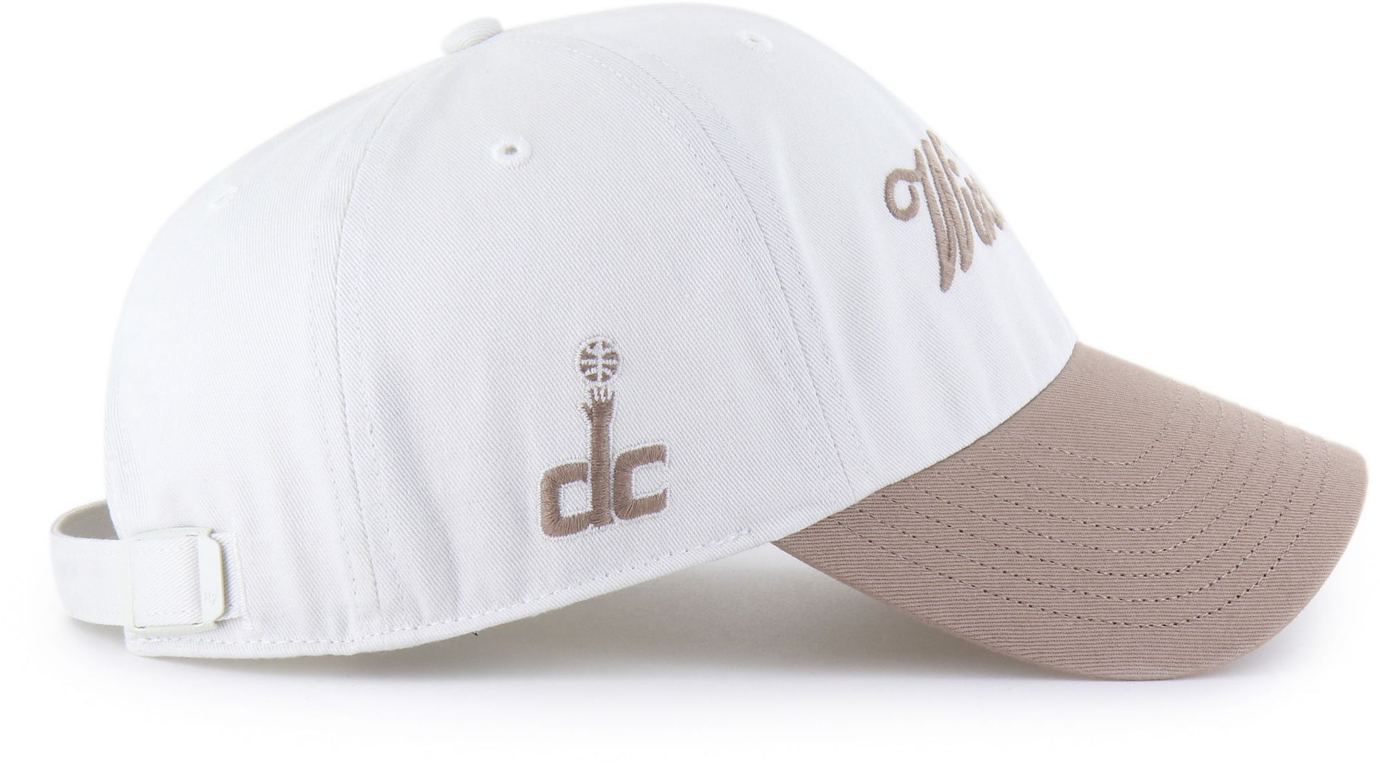 '47 Adult Washington Wizards Off White Contemporary Basics Foundational Clean Up Adjustable Hat product image