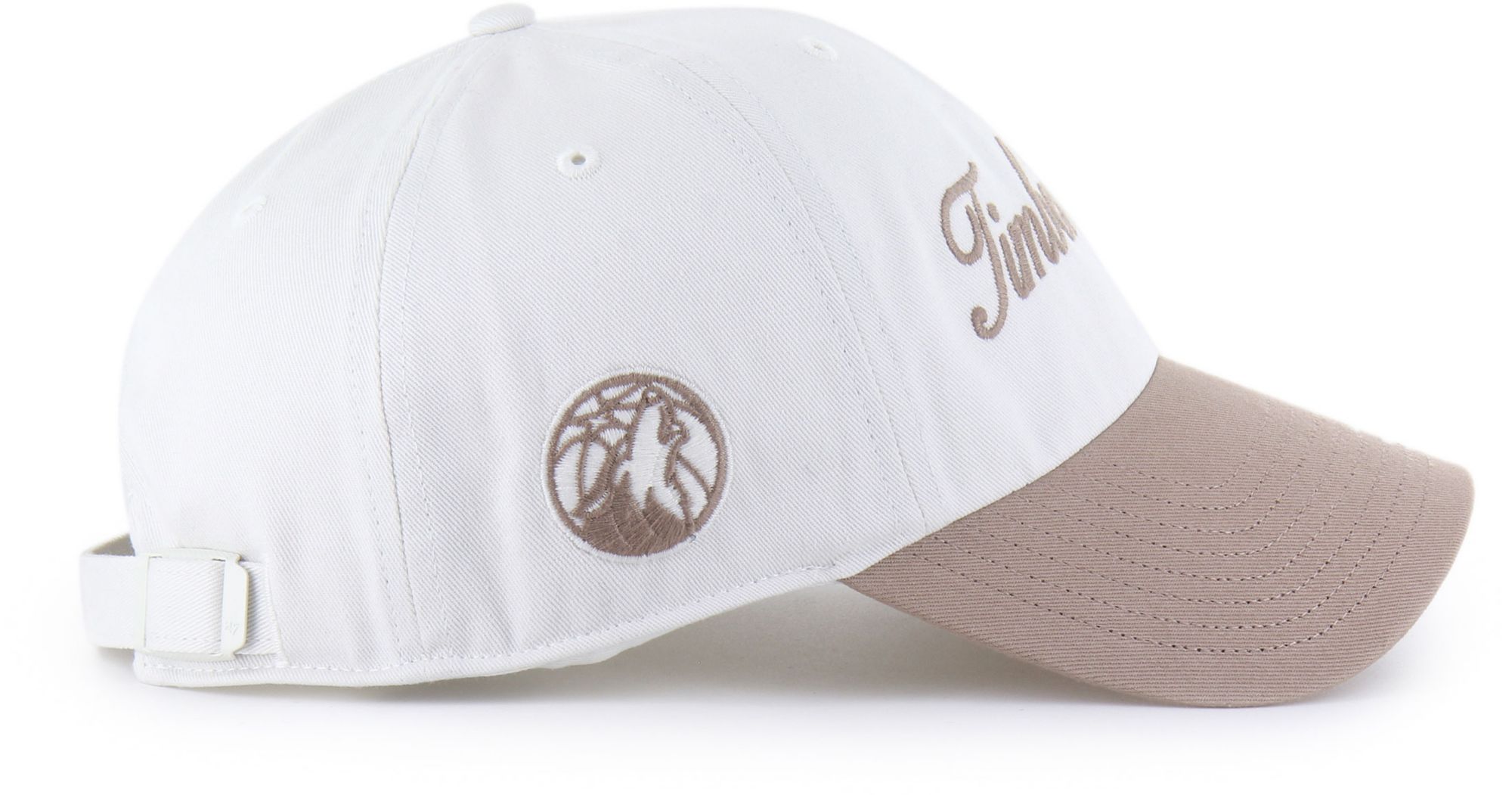 '47 Adult Minnesota Timberwolves Off White Contemporary Basics Foundational Clean Up Adjustable Hat product image