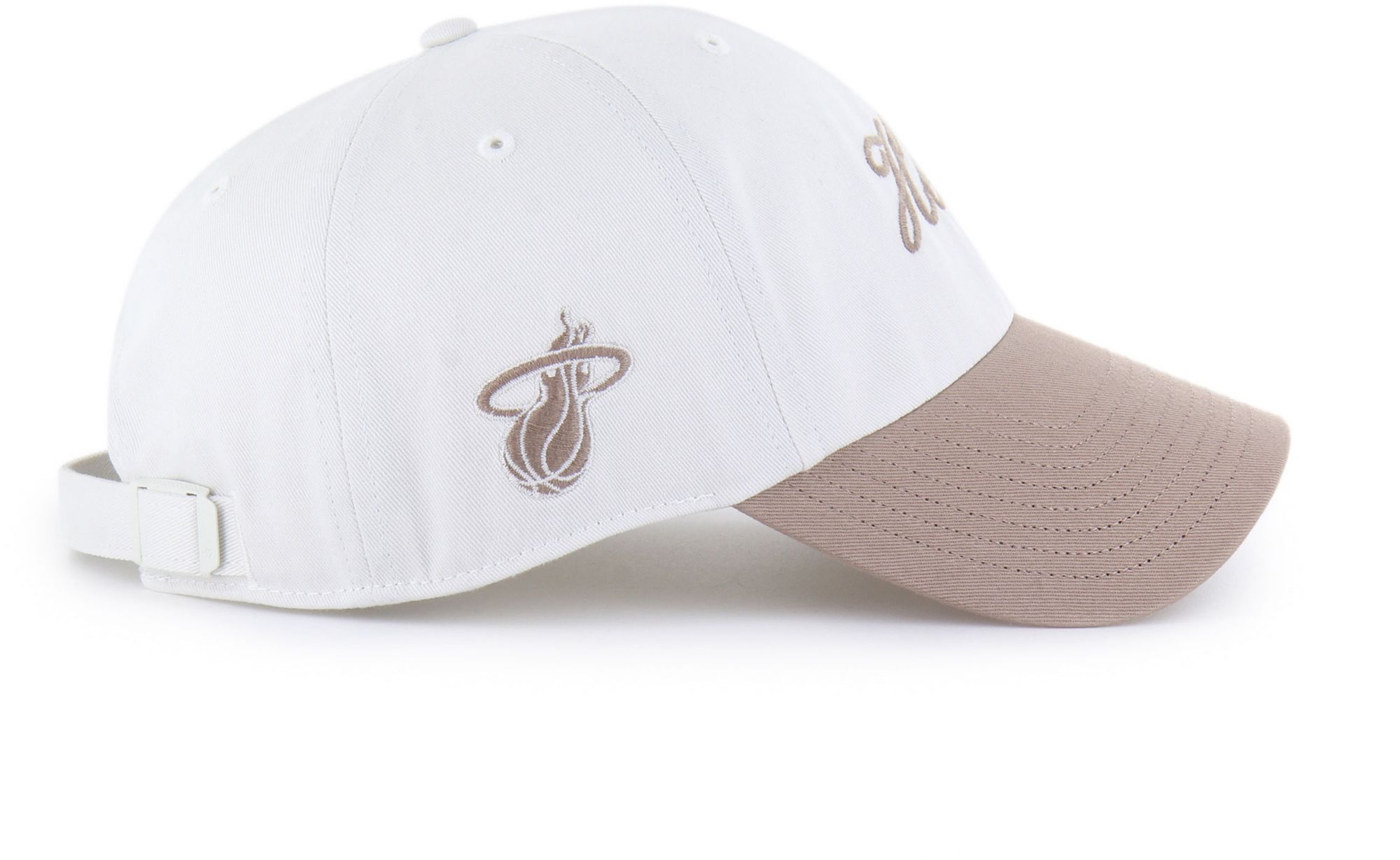'47 Adult Miami Heat Off White Contemporary Basics Foundational Clean Up Adjustable Hat product image