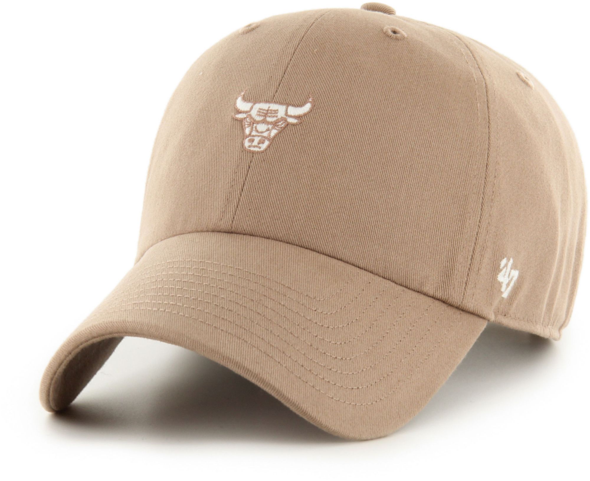 '47 Adult Chicago Bulls Brown Contemporary Basics Foundational Logo Clean Up Adjustable Hat product image
