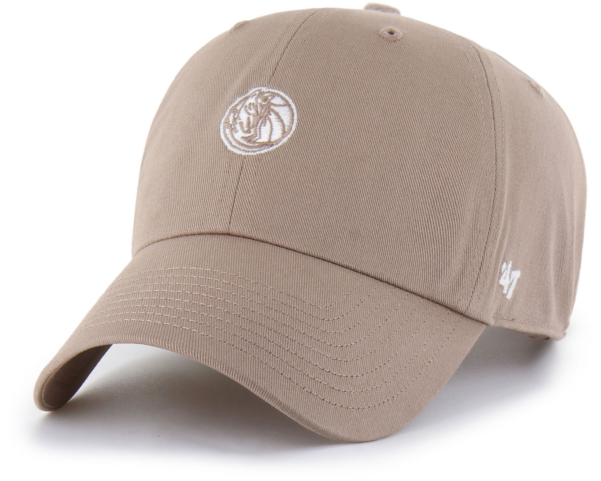 '47 Adult Dallas Mavericks Brown Contemporary Basics Foundational Logo Clean Up Adjustable Hat product image