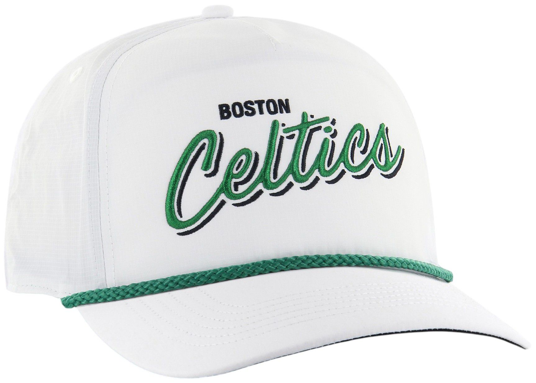 '47 Adult Boston Celtics White Wordmark Brrr Fairway Relaxed Fit Hitch Adjustable Hat product image