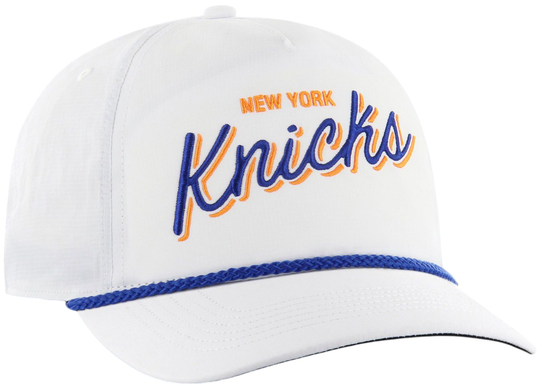 '47 Adult New York Knicks White Wordmark Brrr Fairway Relaxed Fit Hitch Adjustable Hat product image