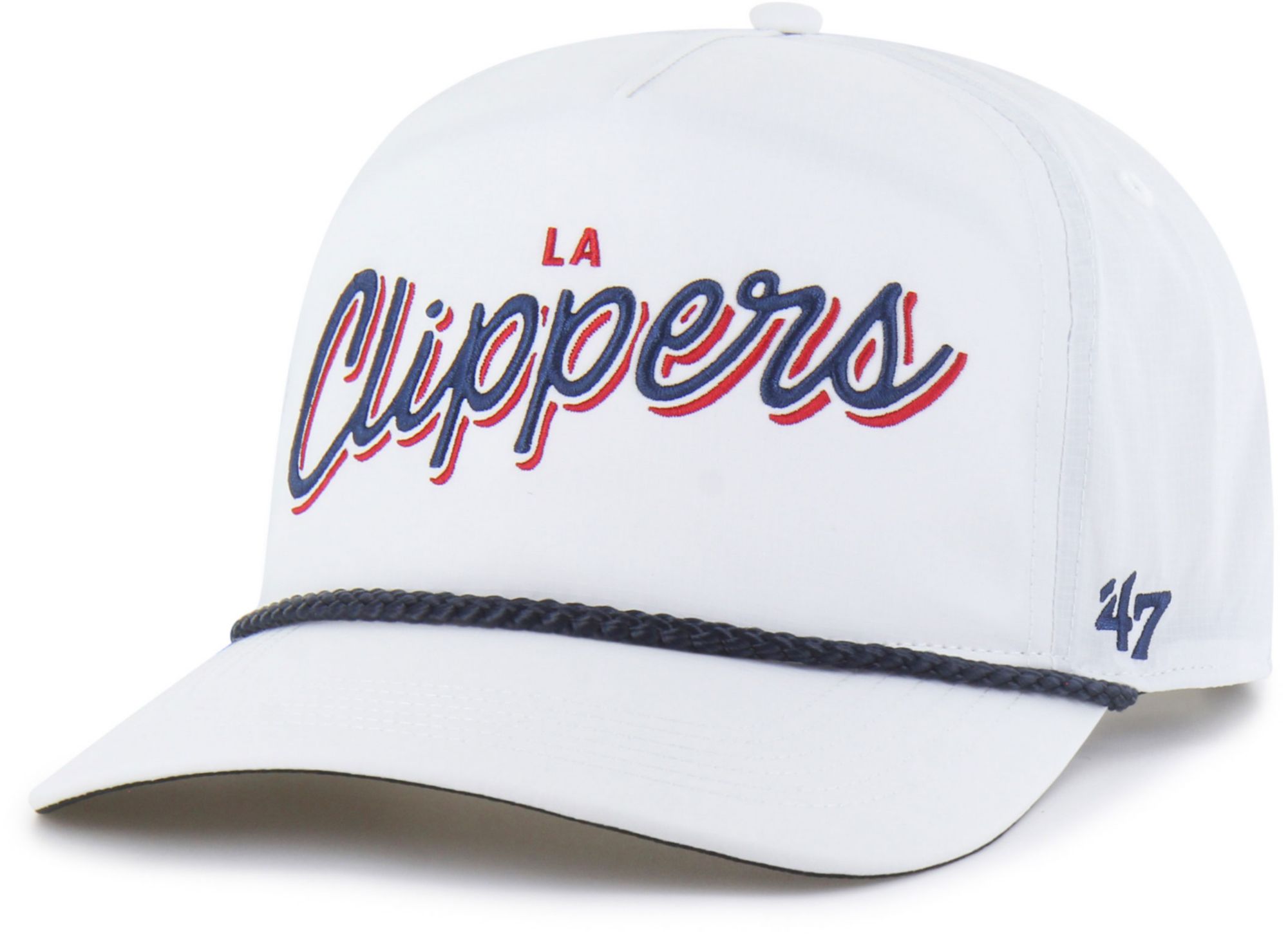 '47 Adult Los Angeles Clippers White wordmark Fairway R RF Hitch Adjustable Hat product image