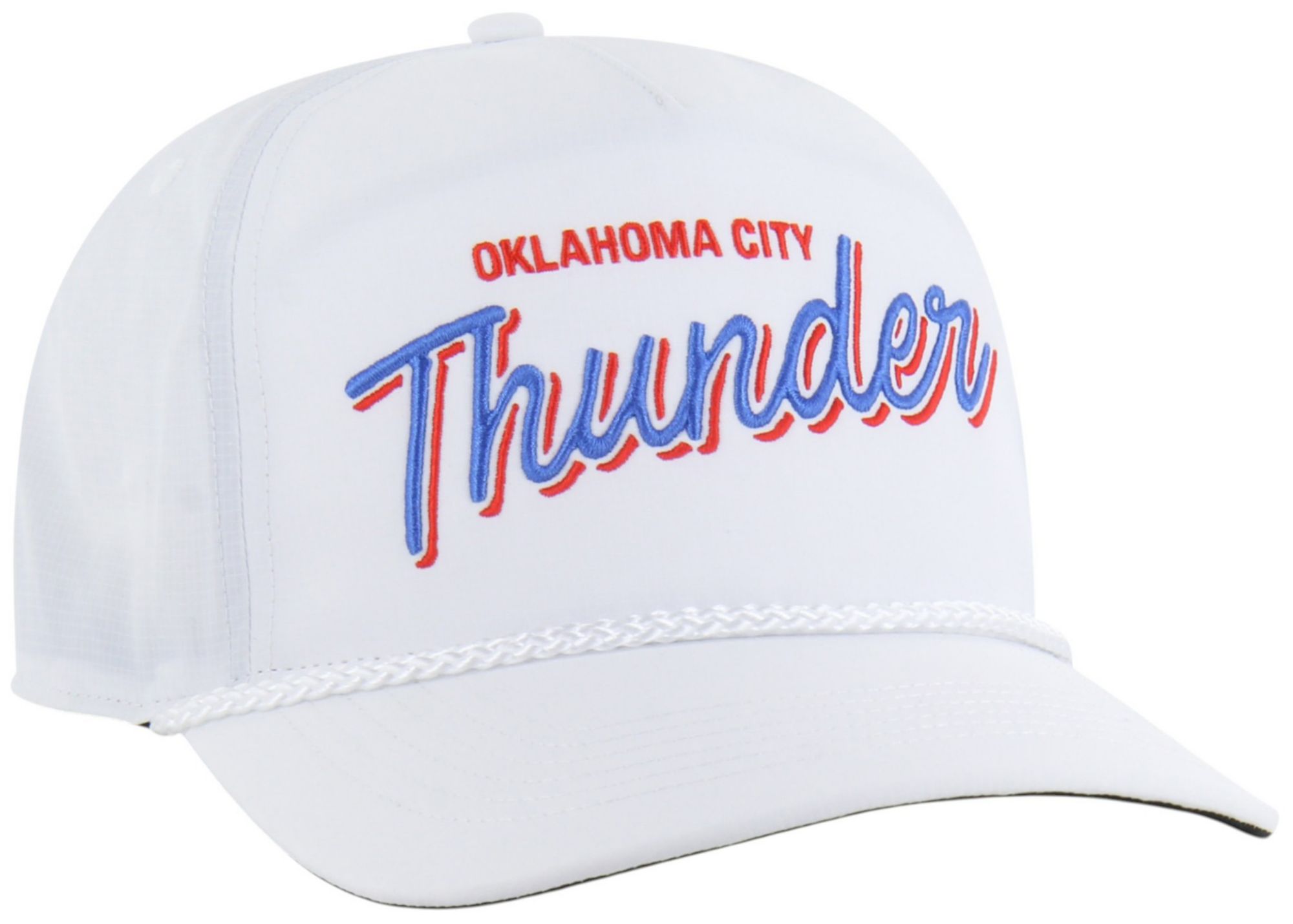 '47 Adult Oklahoma City Thunder White Wordmark Brrr Fairway Relaxed Fit Hitch Adjustable Hat product image
