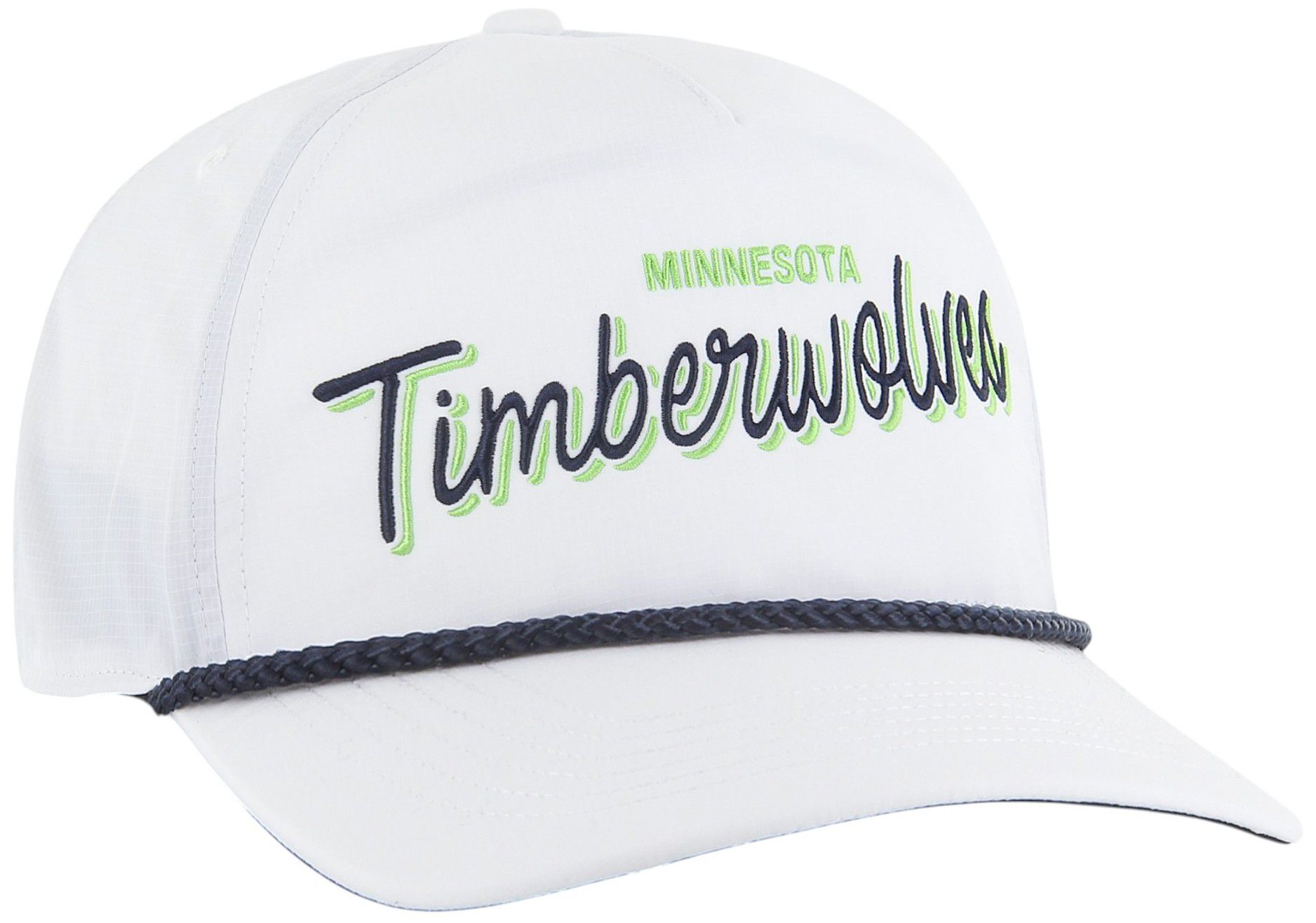 '47 Adult Minnesota Timberwolves White Wordmark Brrr Fairway Relaxed Fit Hitch Adjustable Hat product image