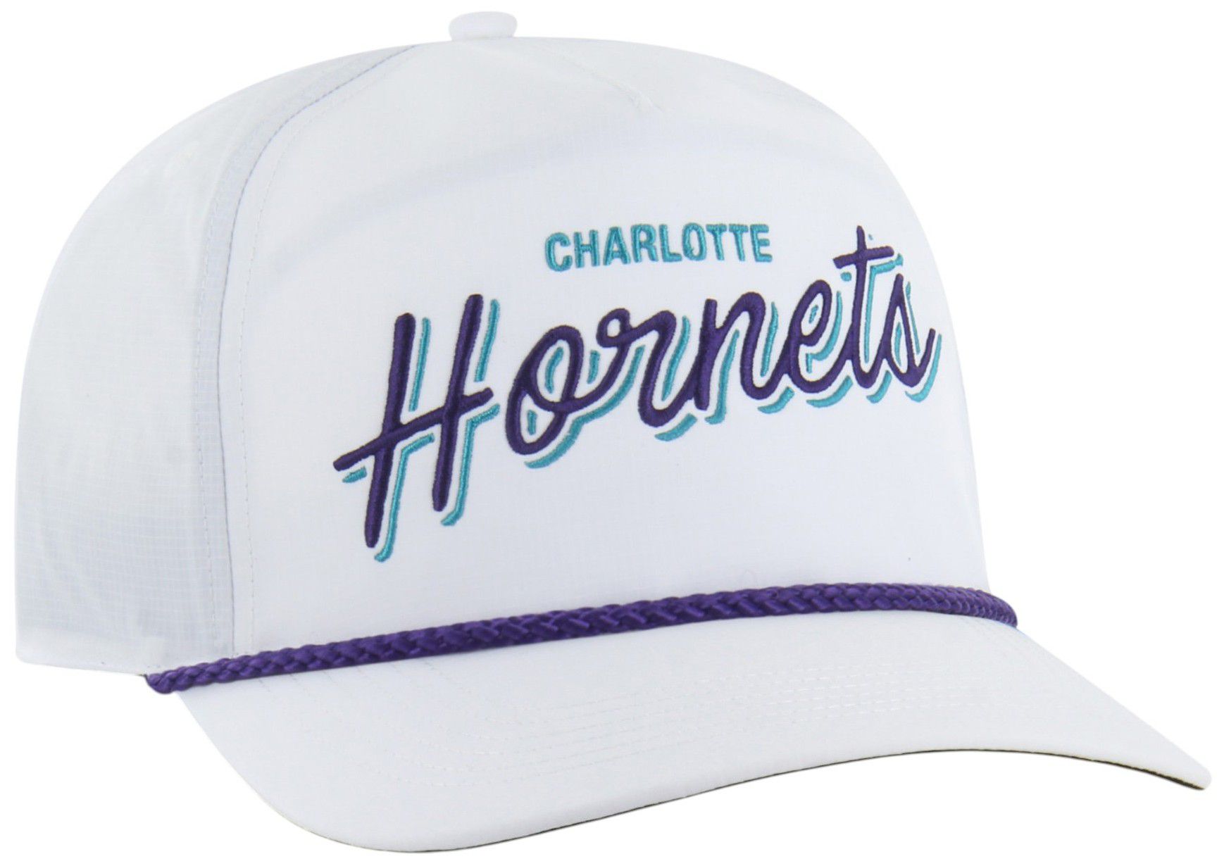 '47 Adult Charlotte Hornets White Wordmark Brrr Fairway Relaxed Fit Hitch Adjustable Hat product image