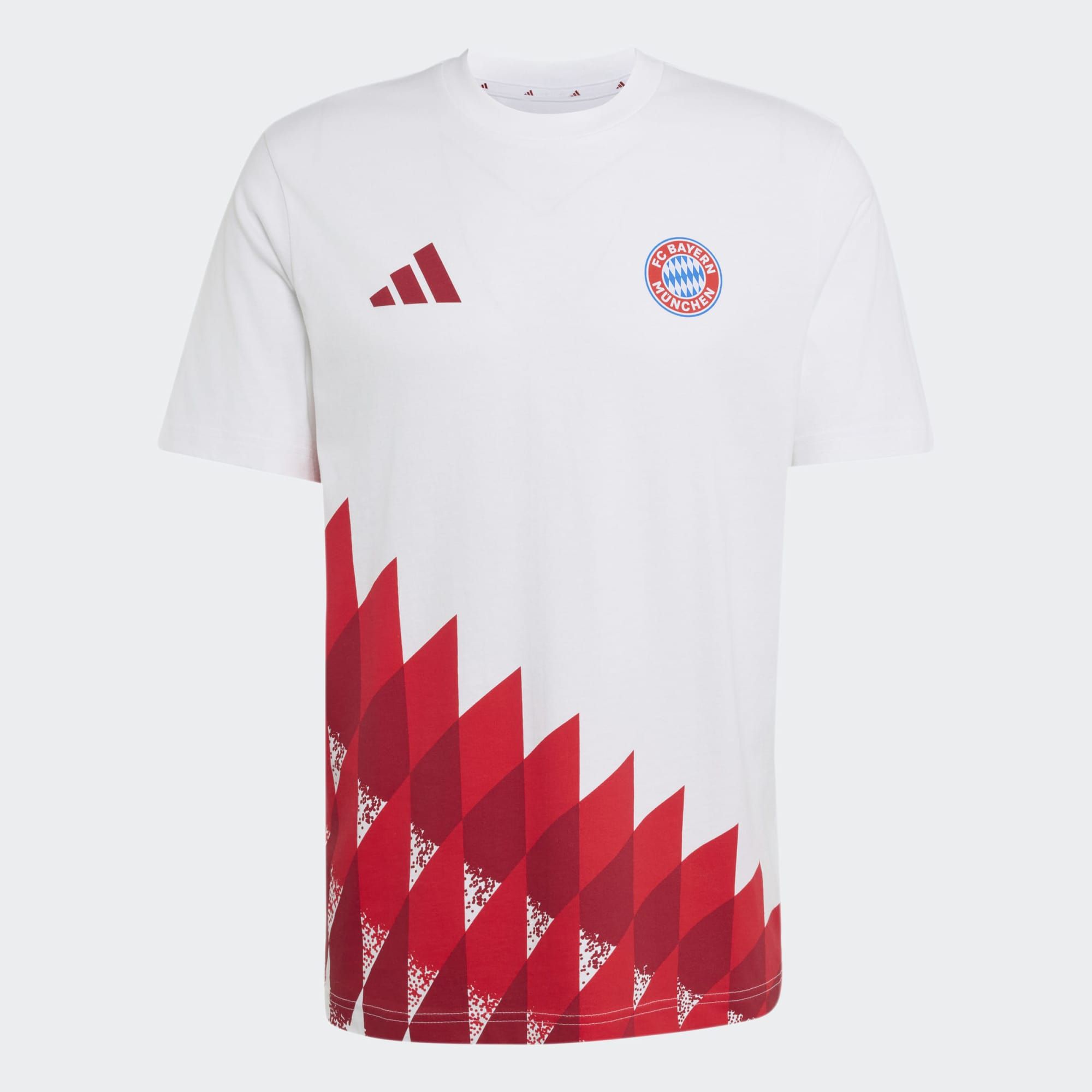 adidas Adult Bayern Munich 2026 White Logo T-Shirt product image