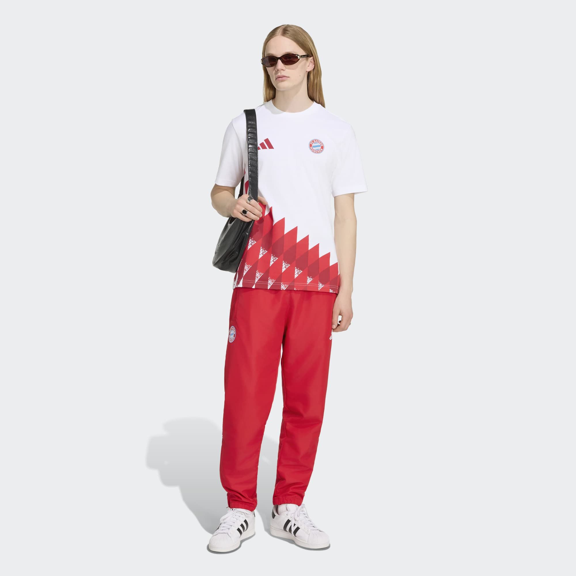 adidas Adult Bayern Munich 2026 White Logo T-Shirt product image
