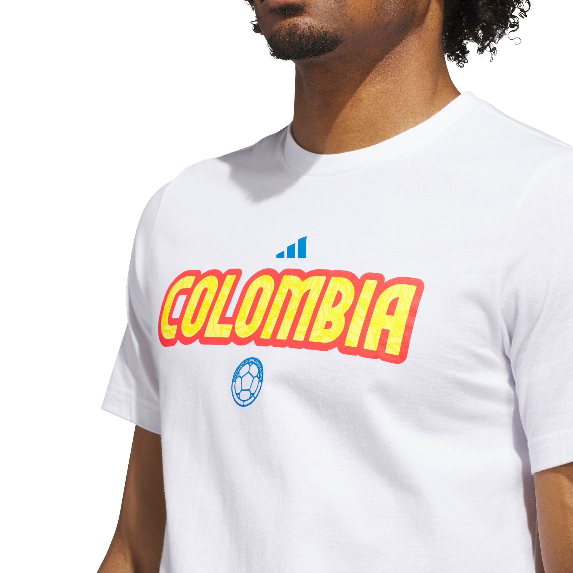 adidas Adult Colombia 2026 White Home Jersey Hook T-Shirt product image