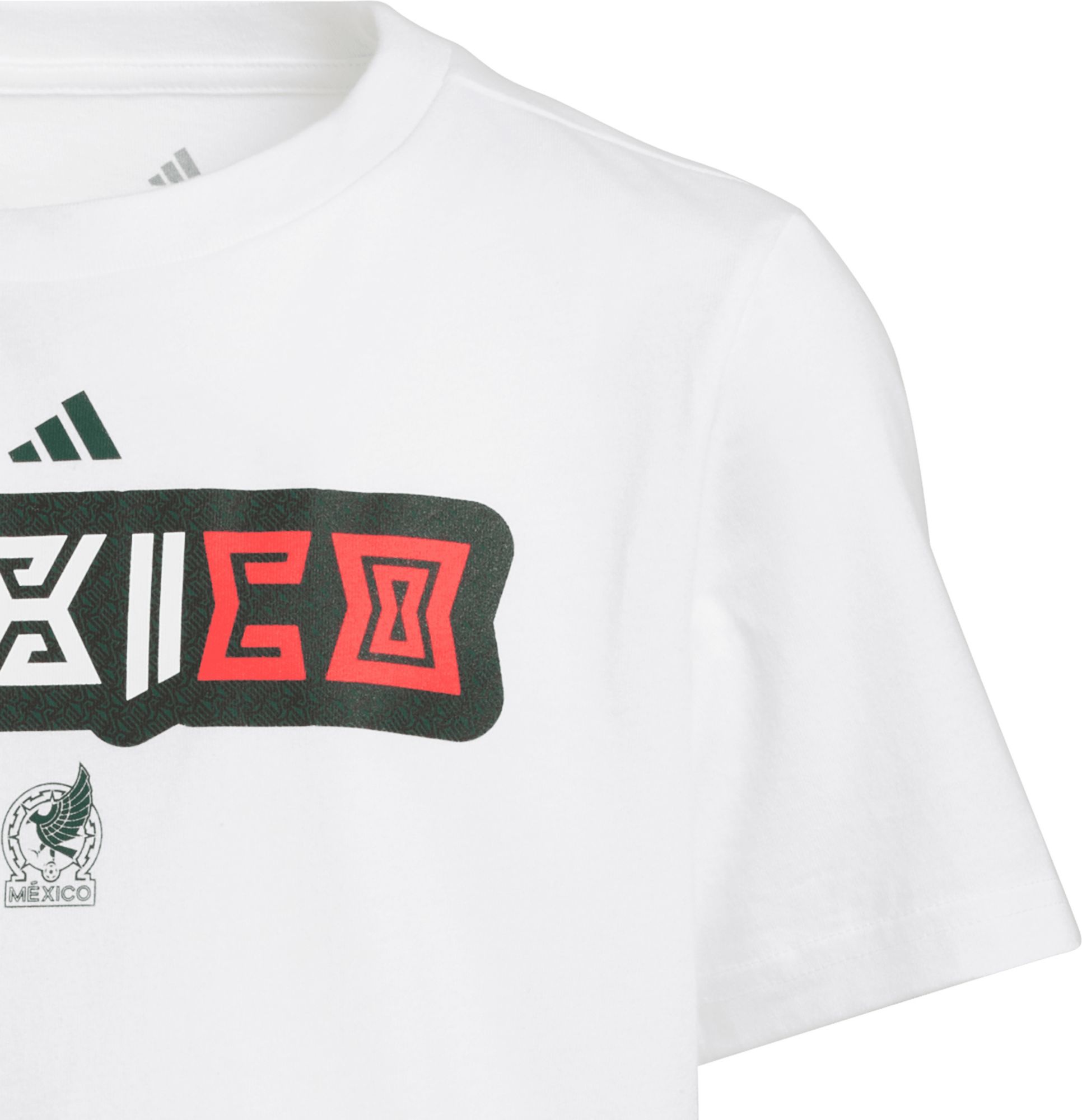 adidas Youth Mexico 2026 Home Jersey Hook White T-Shirt product image